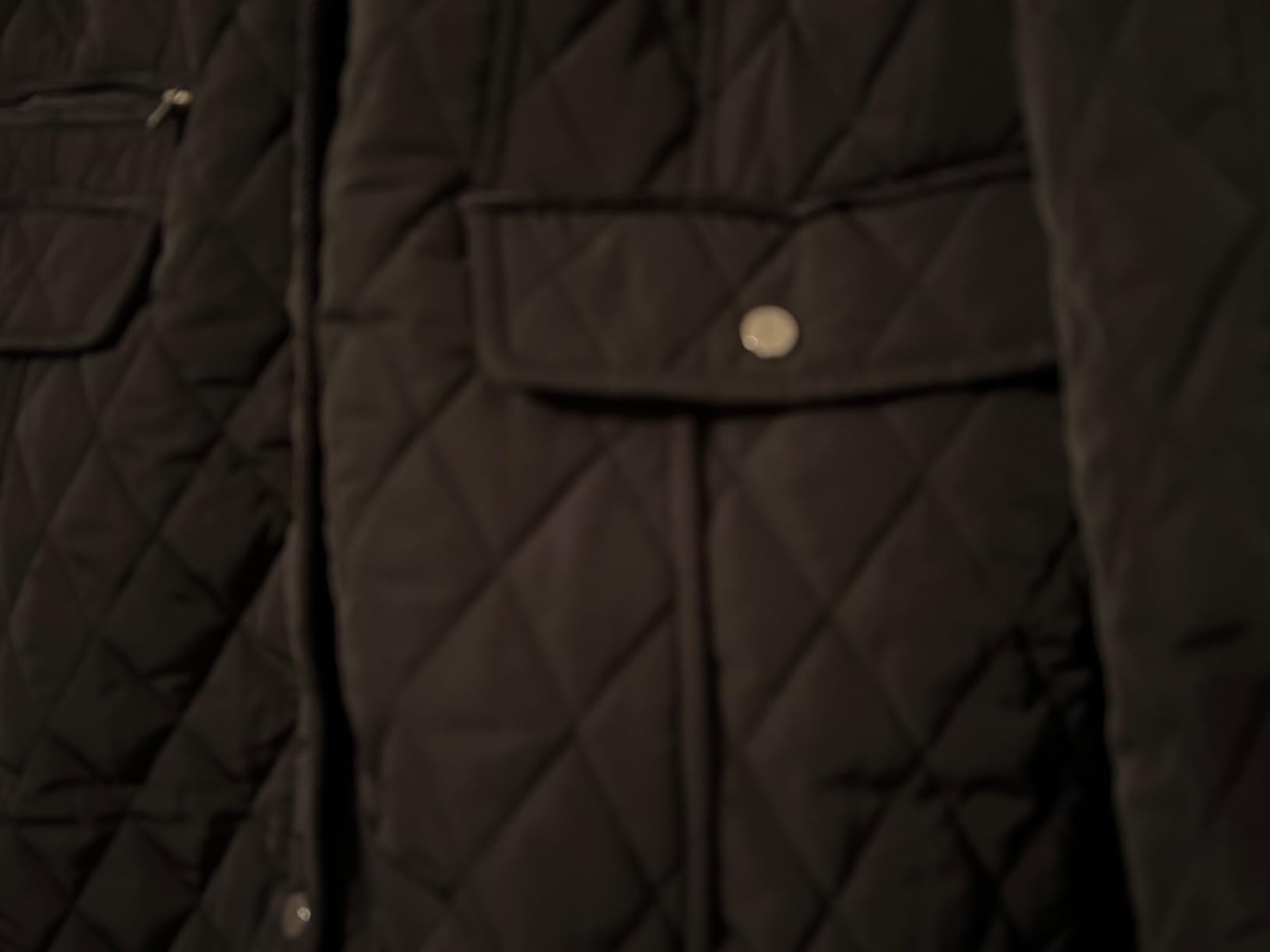 Jones NY Mid-Length Womens Quilted Jacket with Pockets - Winter Coats for Women - Customer Photo 2