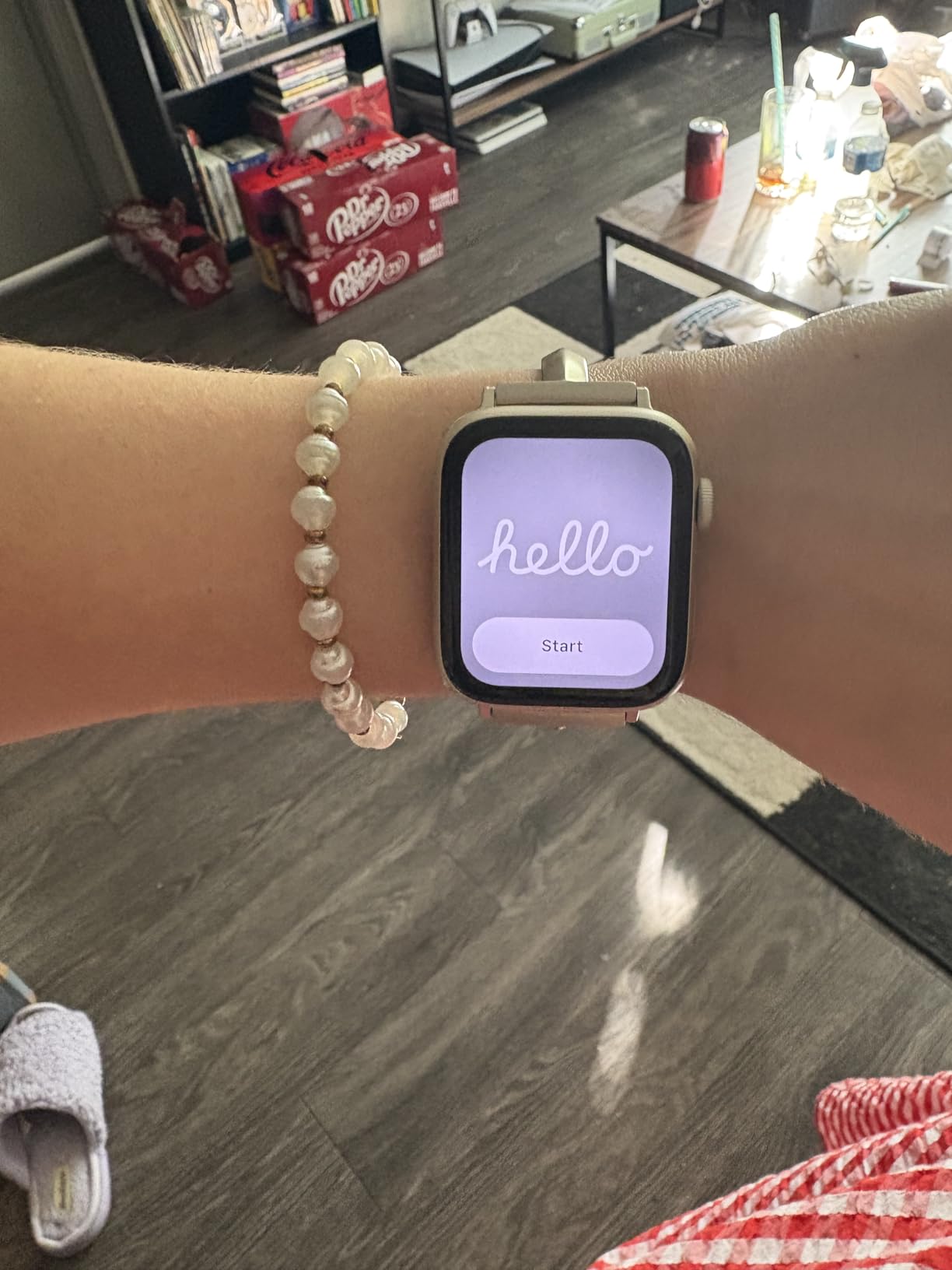 Apple Watch SE (2nd Gen) [GPS 40mm] Smartwatch with Midnight Aluminum Case with Midnight Sport Band S/M. Fitness and Sleep Trackers, Crash Detection, Heart Rate Monitor, Retina Display - Customer Photo 1