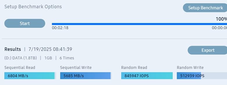 Samsung 990 EVO Plus SSD 2TB, PCIe Gen 4x4, Gen 5x2 M.2 2280, Speeds Up-to 7,250 MB/s, Upgrade Storage for PC/Laptops, HMB Technology and Intelligent Turbowrite 2.0, (MZ-V9S2T0B/AM) - Customer Photo 2
