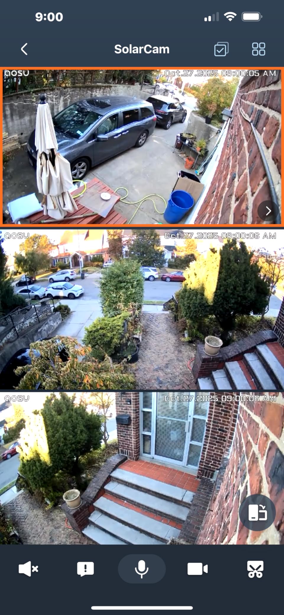 aosu Solar Security Cameras Wireless Outdoor, 2Mins DIY Installation, No Subscription Cameras for Home Security System, Local Storage, 2K Color Night Vision for Surveillance, 2.4&5GHz WiFi, 4 Cam-kit - Customer Photo 2