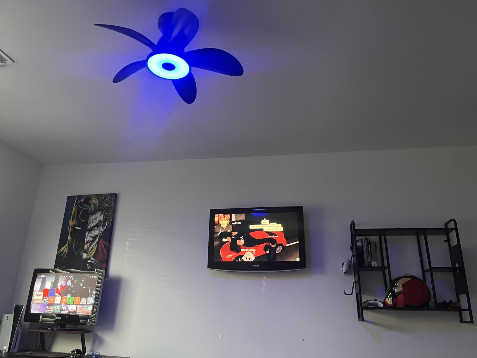 Illus Ceiling Fans With Lights, LED Ceiling Fan With Light and Remote, 5-Blade, 6 Speeds, 3CCT, Dimmable, Reversible, Quiet, Modern Ceiling Fan Light For Bedroom Living Room Indoor (Black, 52 inch) Customer Review Illus Ceiling Fans With Lights, LED Ceiling Fan With Light and Remote, 5-Blade, 6 Speeds, 3CCT, Dimmable, Reversible, Quiet, Modern Ceiling Fan Light For Bedroom Living Room Indoor (Black, 52 inch) - Customer Photo 2