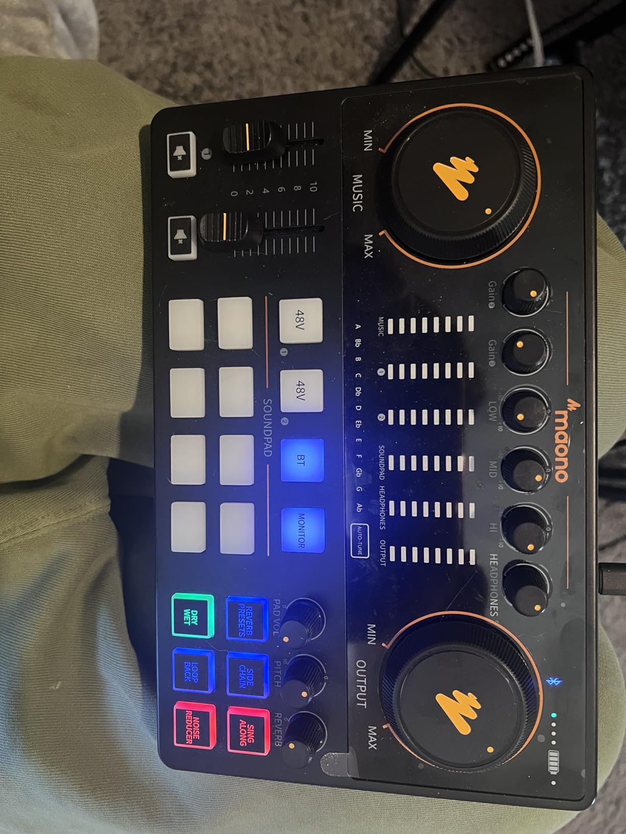 MAONO Podcast Equipment Bundle: Audio Interface mixer with Dual XLR Input for Podcast Streaming - MaonoCaster E2 Gen2 Customer Review MAONO Podcast Equipment Bundle: Audio Interface mixer with Dual XLR Input for Podcast Streaming - MaonoCaster E2 Gen2 - Customer Photo 2