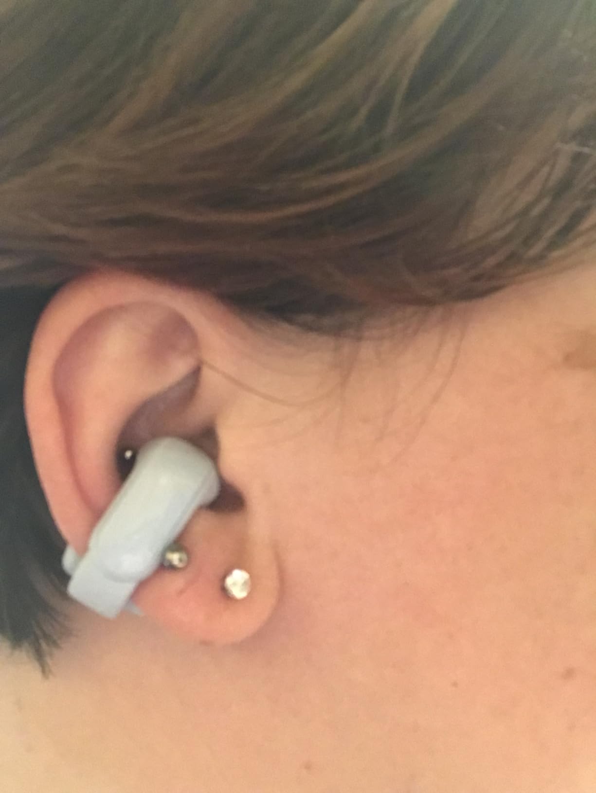 Bose Ultra Open Earbuds - Bluetooth Open Ear Earbuds with OpenAudio for Awareness, Clip-On Design for Comfort, Water Resistant, Up to 48 Hrs of Playtime, Sunset Iridescent - Limited Edition Color - Customer Photo 2