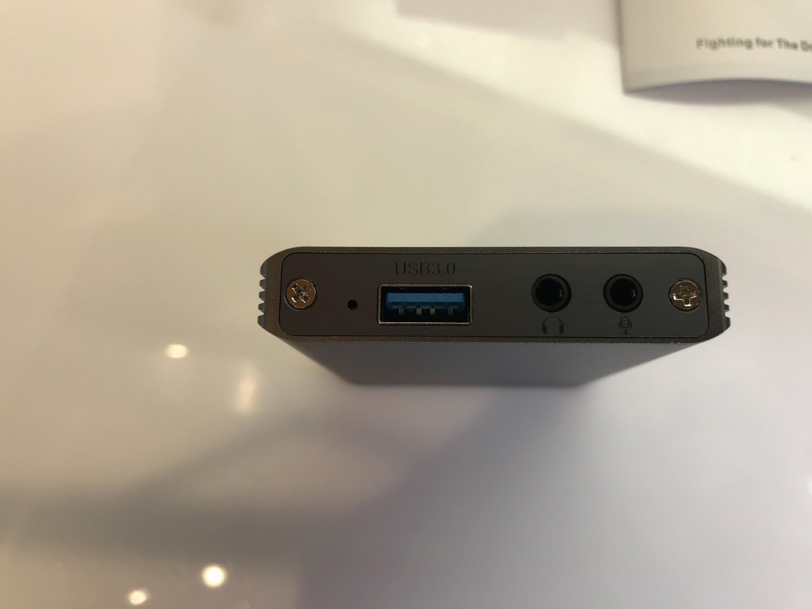 Video Capture Card, USB 3.0 High-Speed Interface, 1080P 60FPS/2K 30FPS/4K 18FPS Game Capture Recording, Compatible for PS5/Switch/Xbox/Camera/PC/OBS, with 4K 60FPS HDMI Loop-Out & Micro Input - Customer Photo 2