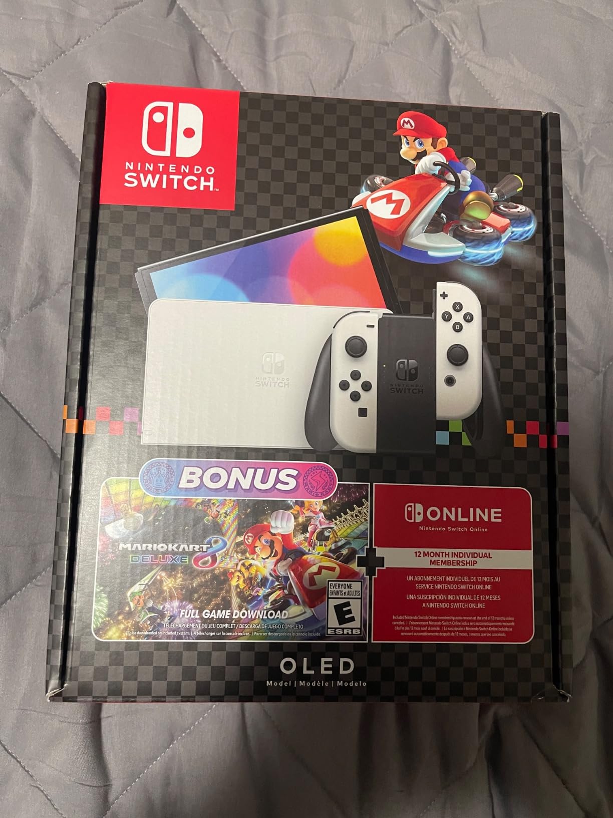 Nintendo Switch™ – OLED Model Mario Kart™ 8 Deluxe Bundle - Customer Photo 1