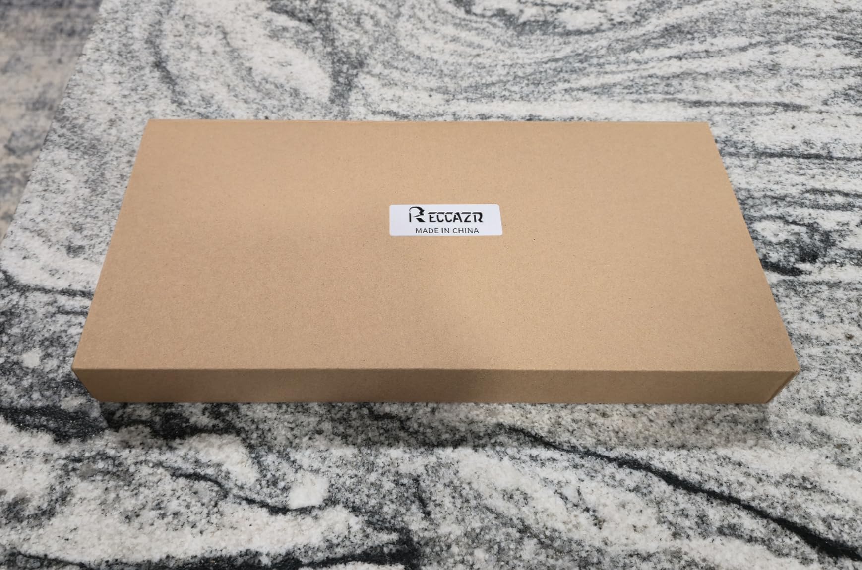 RECCAZR Ergonomic Keyboard, Wired Computer USB Keyboard with Wrist Rest, Spill-Resistant, Wave Keys for Natural Typing, Compatible with Windows/PC/Laptop(Black) - Customer Photo 1