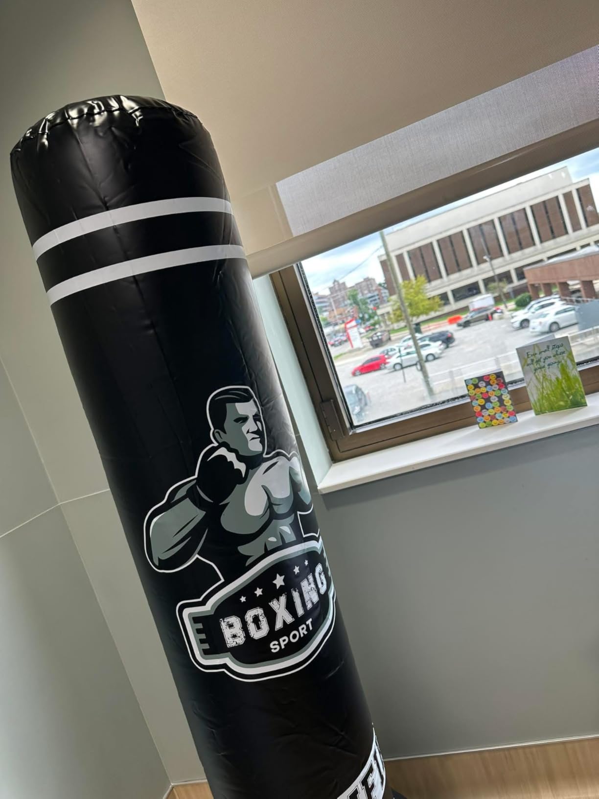 Freestanding Punching Bag for Adults, 70'' Boxing Bag with Stand Kicking Bag Heavy Bag with Boxing Gloves and Electric Air Pump, Women Men Kickboxing Bags for Beginners Training MMA Muay Thai Fitness - Customer Photo 1