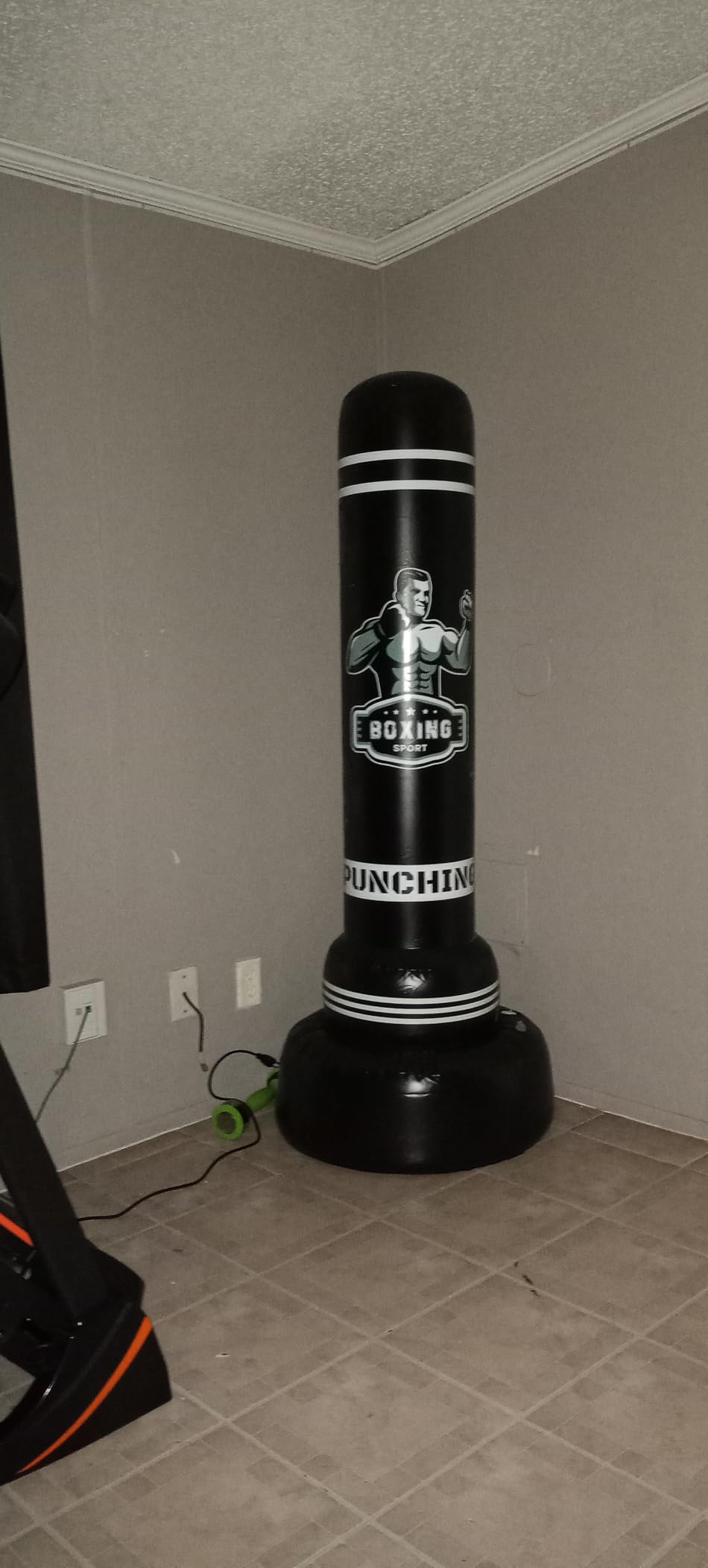 Freestanding Punching Bag for Adults, 70'' Boxing Bag with Stand Kicking Bag Heavy Bag with Boxing Gloves and Electric Air Pump, Women Men Kickboxing Bags for Beginners Training MMA Muay Thai Fitness - Customer Photo 2