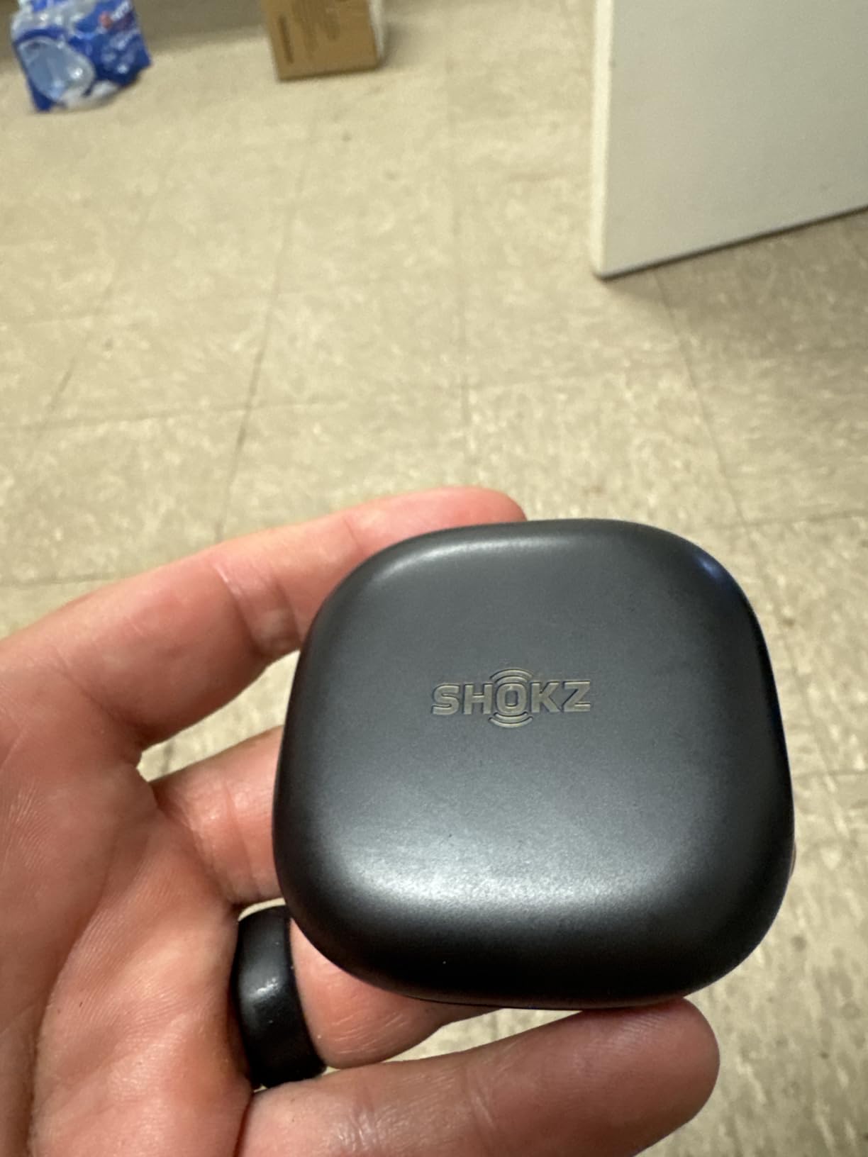 SHOKZ OpenFit 2 Open-Ear Headphones,True Wireless Bluetooth Earphones with Microphone,Earhook Earbuds with 48 Hours of Playtime,Fast Charging,IP55 Water-Resistant,with Carrying Bag,Black,Bluetooth5.4 - Customer Photo 2