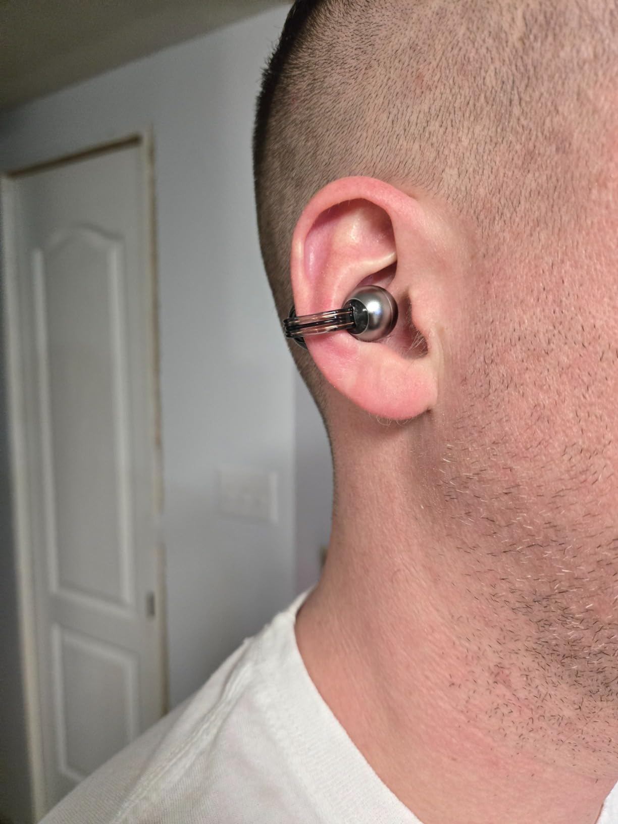 Lytmi CozyClip D1 Open Clip Earbuds, Hi-Fi Sound, Enhanced Bass, AI-Powered Clear Call, Anti-Leakage, 30Hr Playtime, Secure Fit, IP54 Waterproof, Dual-Connection, Bluetooth 5.4 Wireless Headphones Customer Review Lytmi CozyClip D1 Open Clip Earbuds, Hi-Fi Sound, Enhanced Bass, AI-Powered Clear Call, Anti-Leakage, 30Hr Playtime, Secure Fit, IP54 Waterproof, Dual-Connection, Bluetooth 5.4 Wireless Headphones - Customer Photo 1