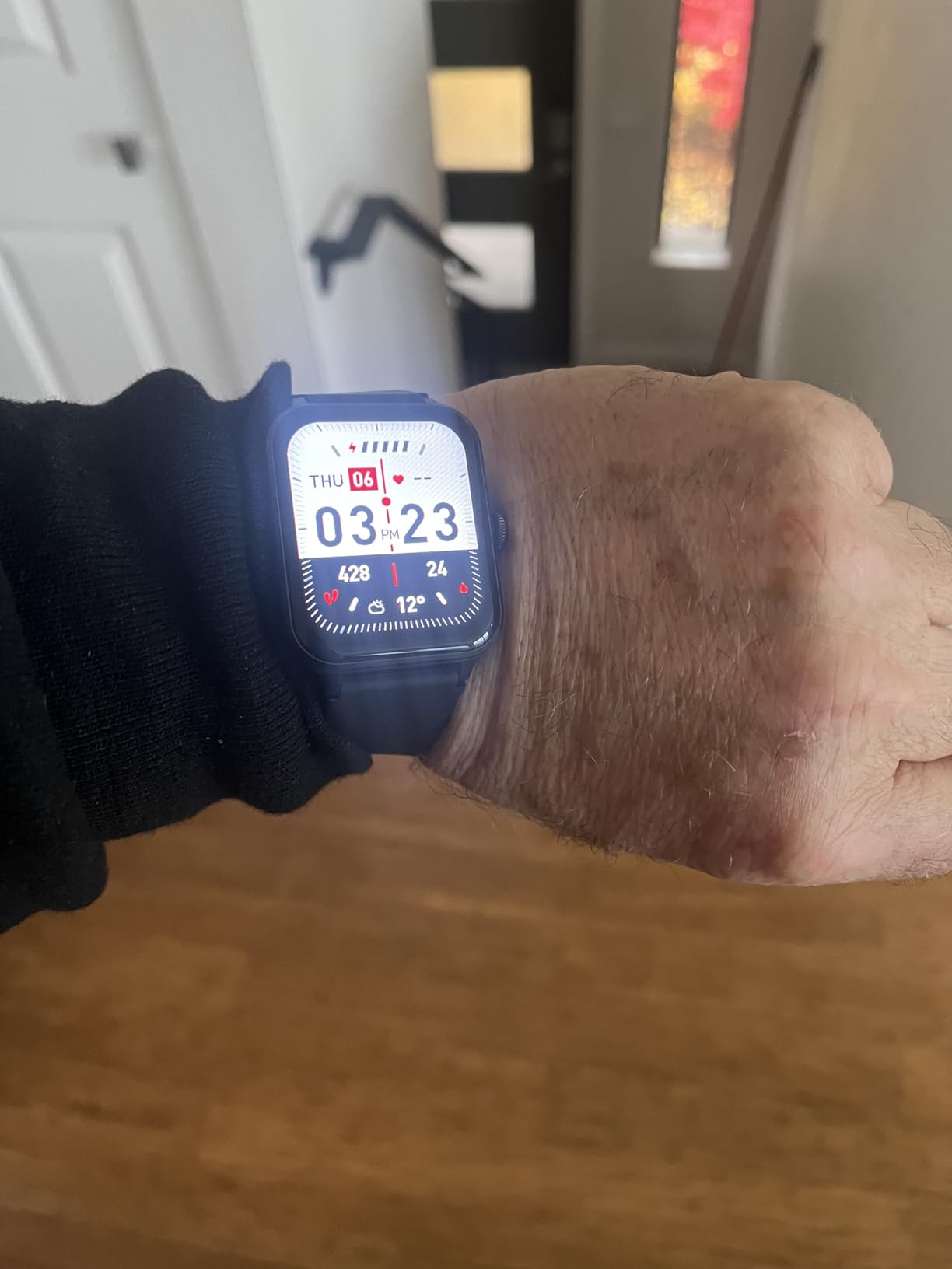 Blackview 2025 Smart Watch (Answer/Make Calls), Fitness Watch for Men and Women with Heart Rate/SpO2/Sleep Monitor/2 Straps, 100+ Sports Modes, IP68 Waterproof Activity Tracker for Android/iPhone - Customer Photo 2