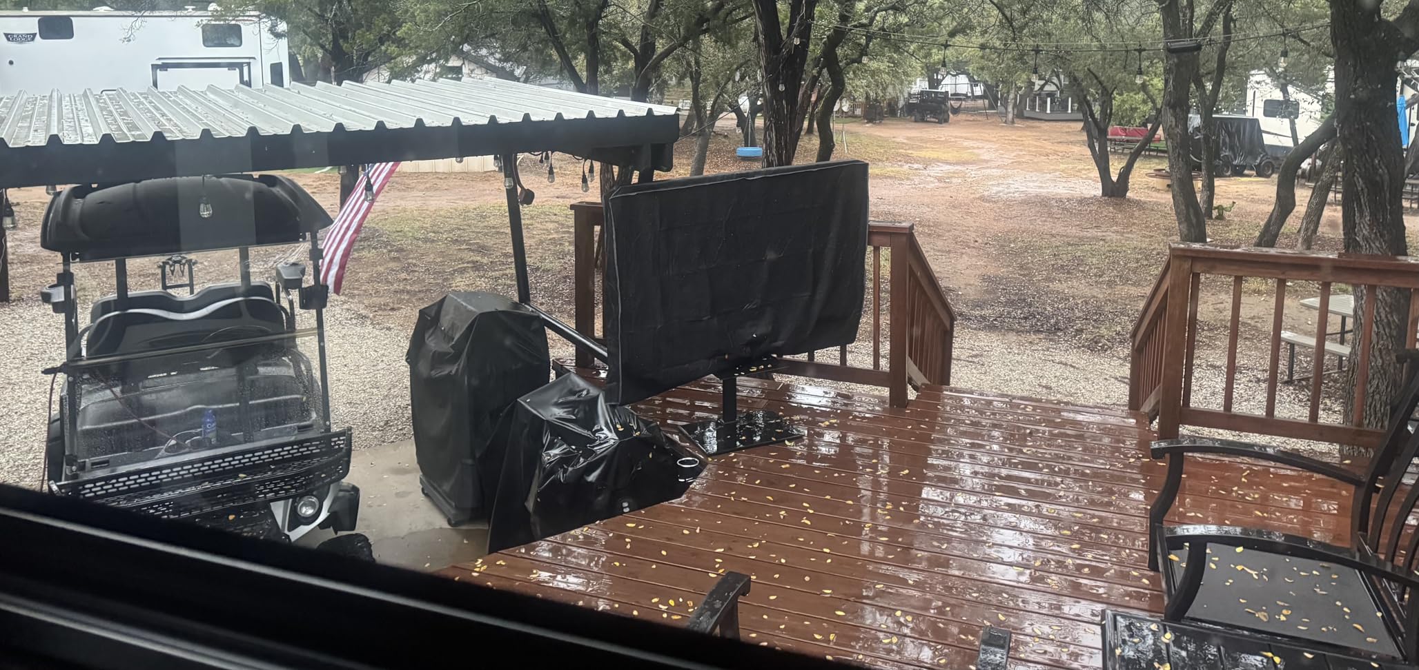 SYLVOX 65'' Outdoor TV, Premium 4K@120Hz Weatherproof TV for Smoother Sports & Gaming | IP55 Waterproof, 1000nits Brightness, Dolby Atmos, Google Smart OS with HDMI 2.1 & USB 3.0 (Gaming Series, 2025) - Customer Photo 2