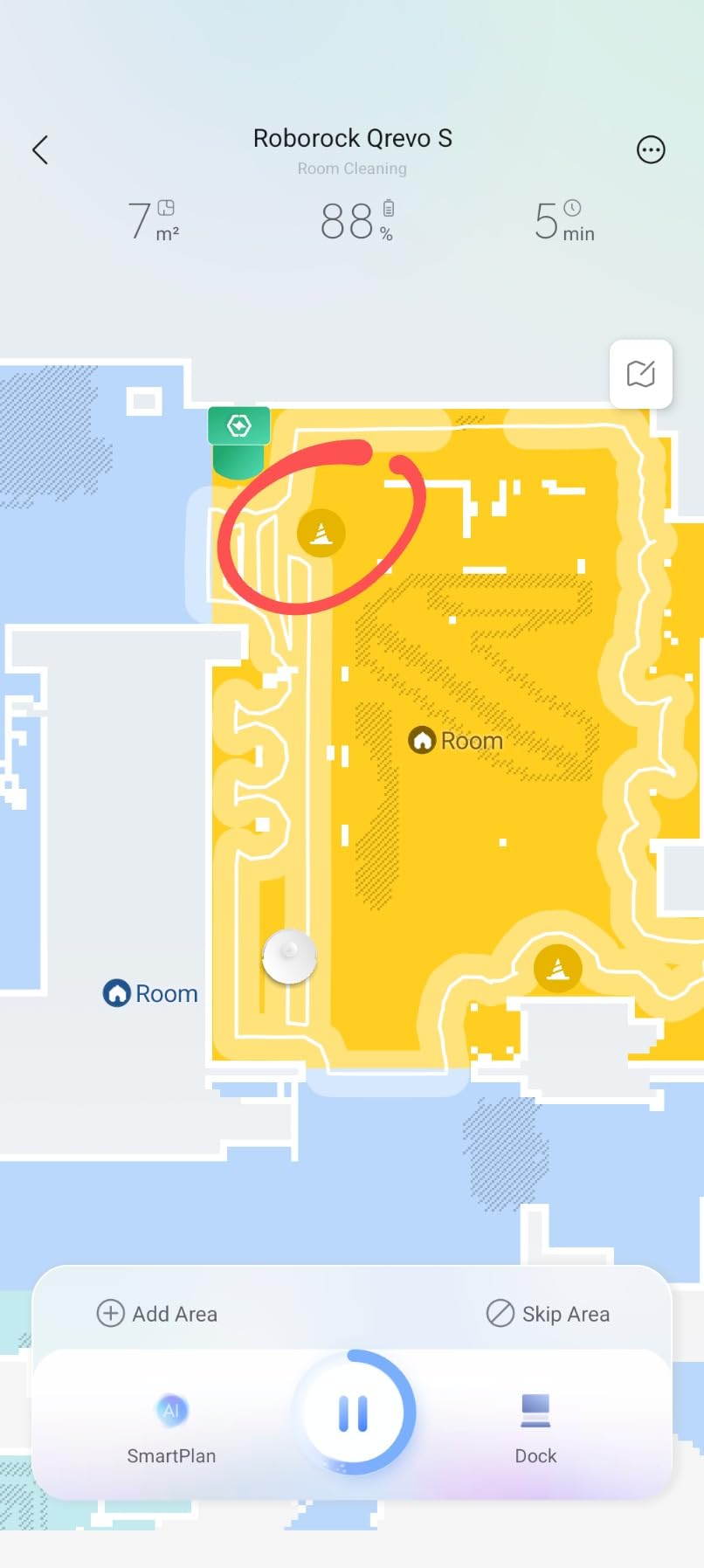 roborock Qrevo Series Robot Vacuum and Mop, 8000Pa Suction, Upgraded from Qrevo S, Anti-Tangle Brushes, Smart Obstacle Avoidance, Auto Mop Washing, All-in-One Dock, 200RPM Spinning Mops, Black(QV 35A) - Customer Photo 4