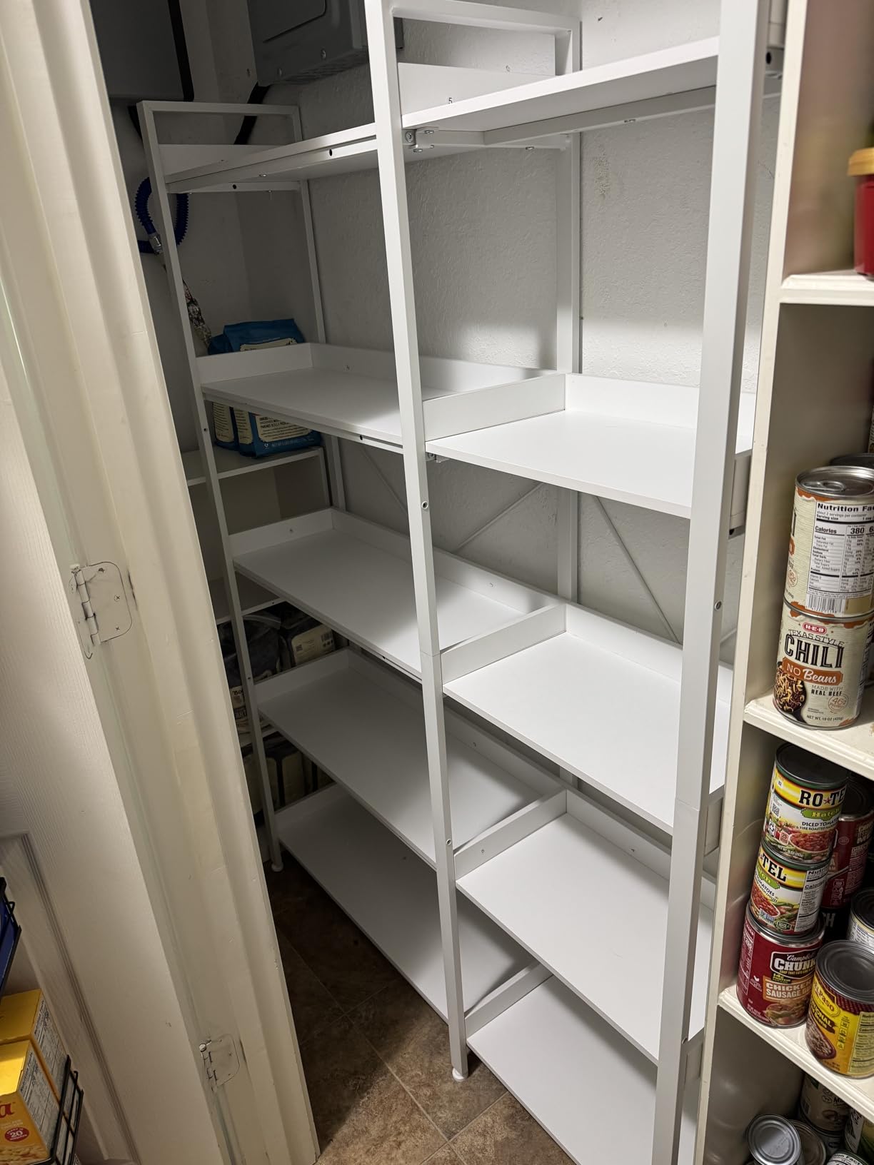 Rolanstar Bookshelf 6 Tier with 4 Hooks, Reversible Corner Bookshelf, 69 Rolanstar Bookshelf 6 Tier with 4 Hooks, Reversible Corner Bookshelf, 69