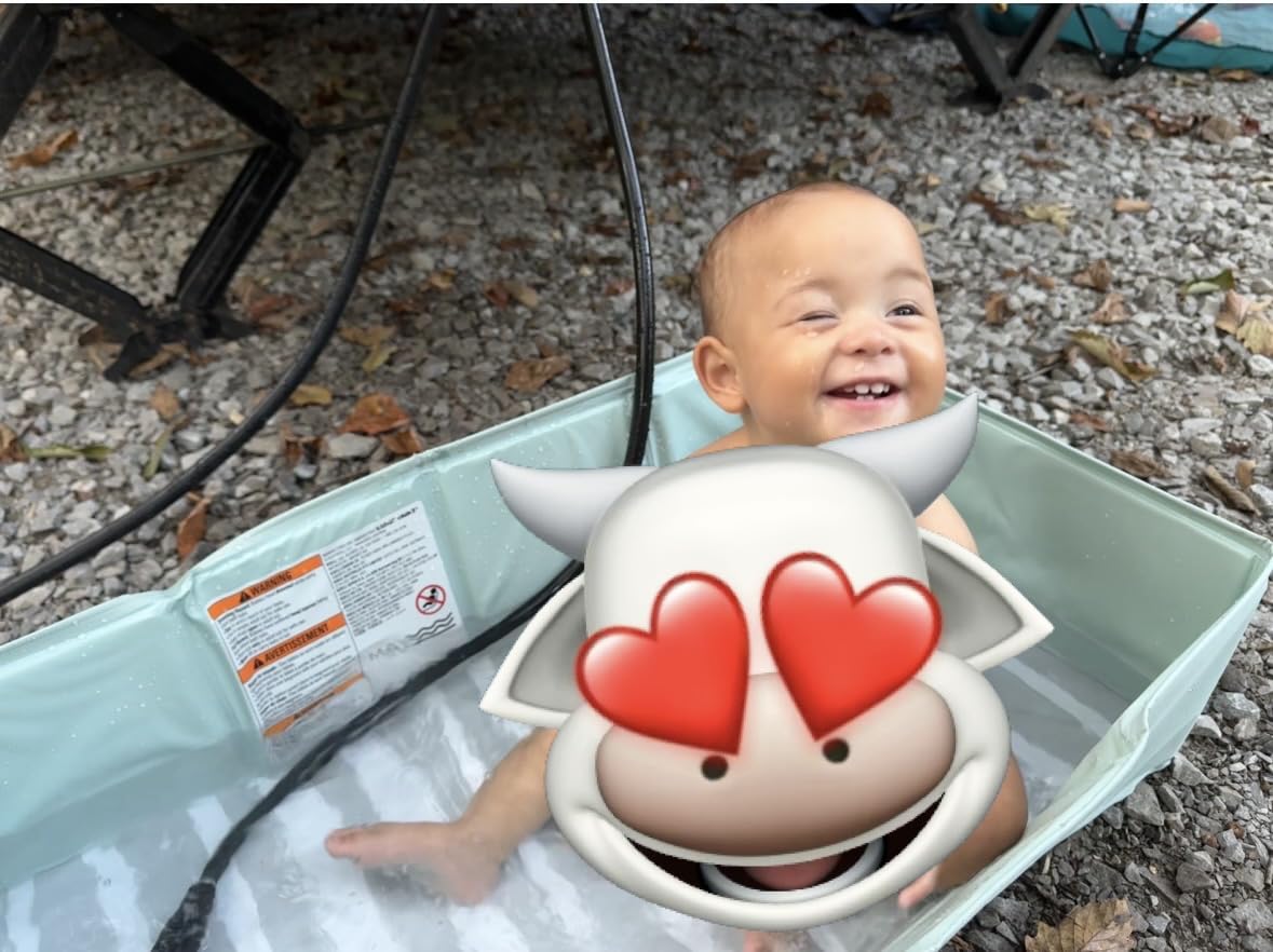 Ingenuity Tuckaway Toddler Folding Tub, Converts Shower to Tub, Folds to Store, Easy to Clean, No Assembly Required, Portable Baby Bathtub for Travel, 12M-5Y - Customer Photo 1