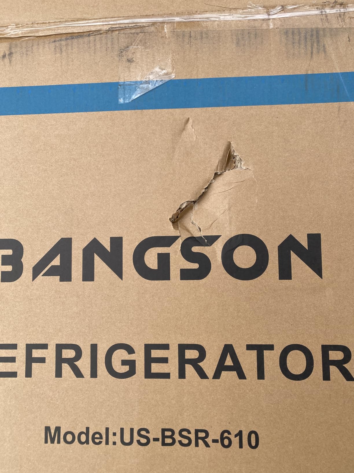 BANGSON 7.1 Cu.Ft Refrigerator with Freezer, Apartment Size Fridge with Bottom Freezer, Large Capacity, Energy Saving, Adjustable Thermostat, Low Noise, Black - Customer Photo 1