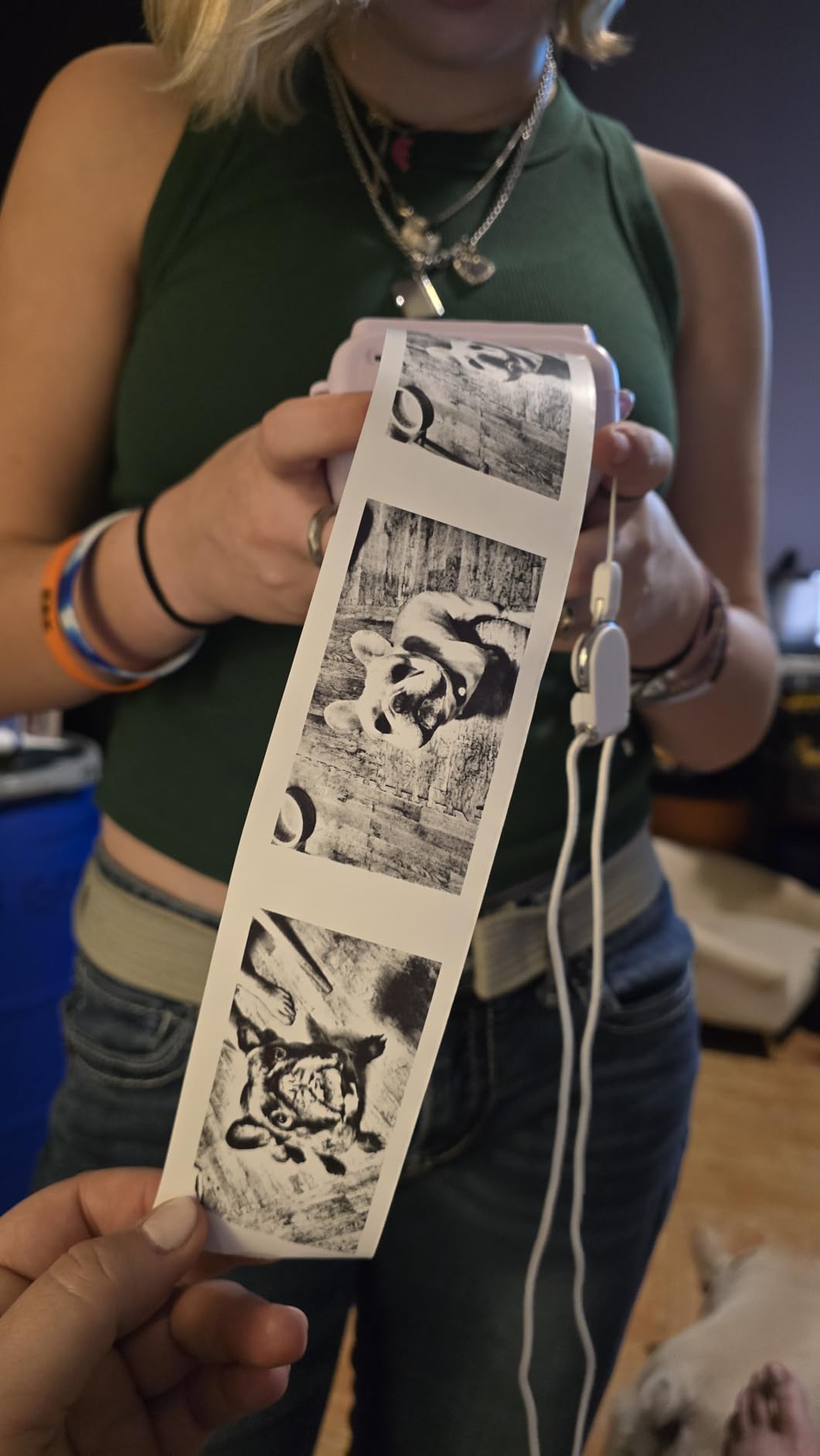 Kids Camera Instant Print, Christmas Birthday Gifts for Kids Age 3-12, Selfie Digital Camera with 1080P Videos,Toddler Portable Travel Cameras Toy for 4 5 6 7 8 9 Year Old Boys Black - Customer Photo 1