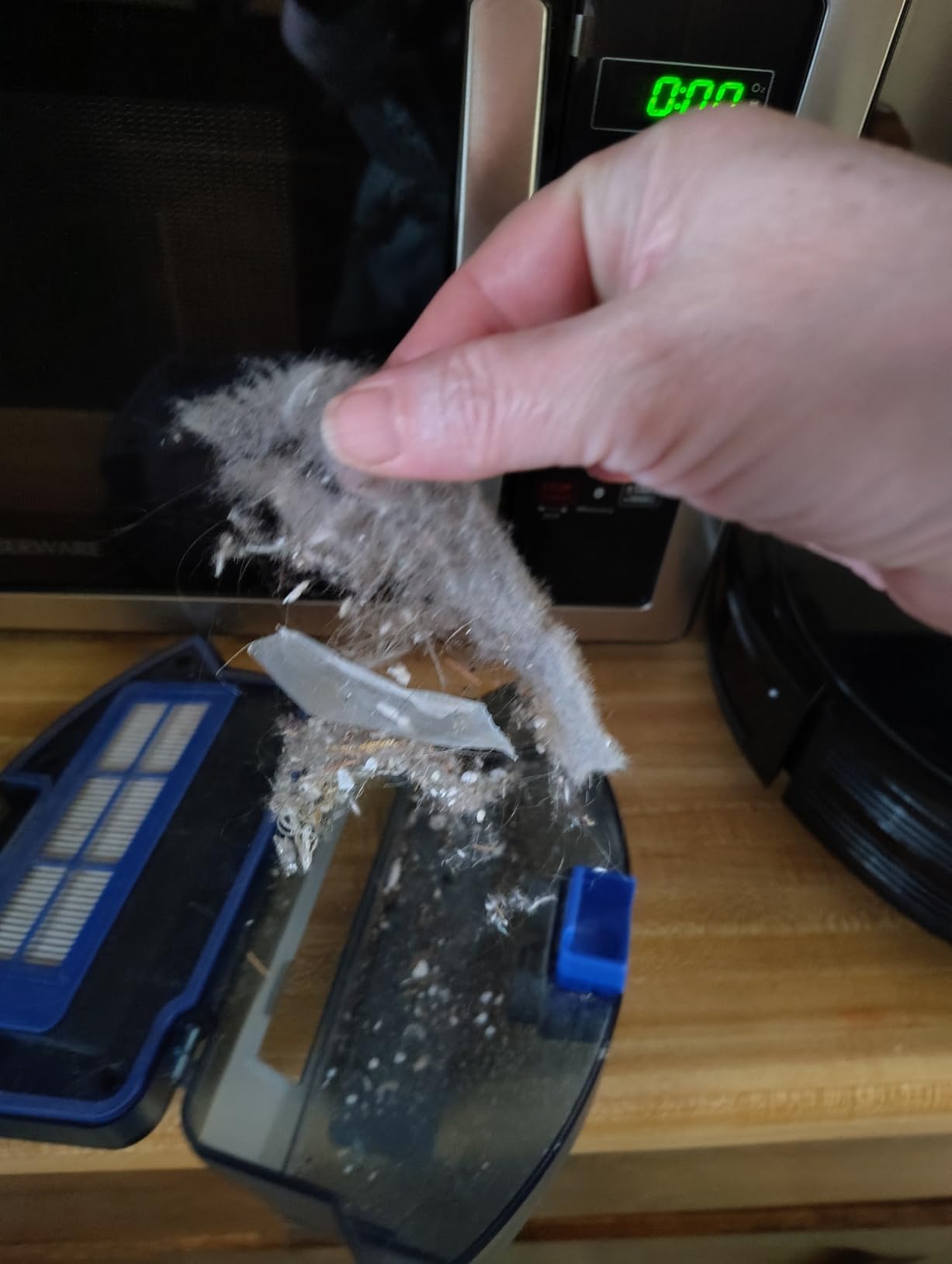 eufy C10 Robot Vacuum Self Emptying, 8 Weeks Hands Free, Advanced Smart Mapping with LiDAR Navigation, 2.85-Inch Slim Design, Powerful Suction, Edge Expansion Brush for Pet Hair, Carpet Detection - Customer Photo 5