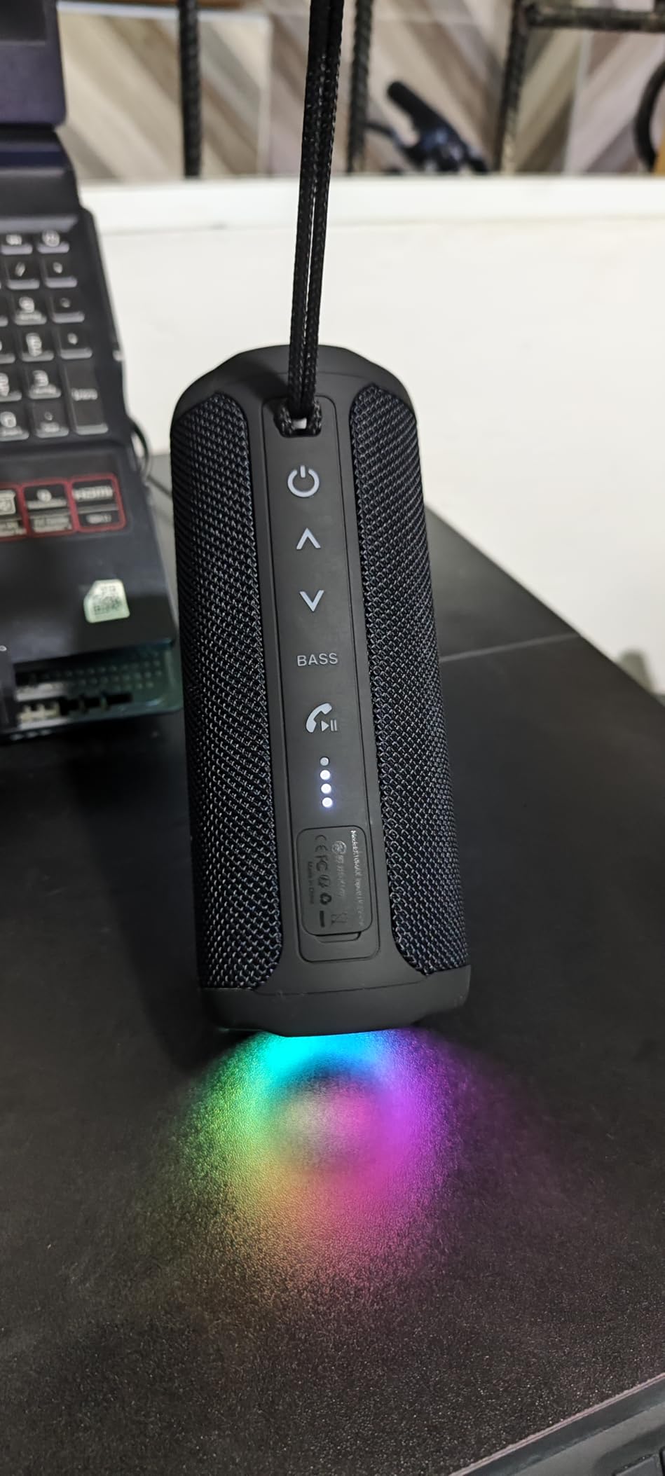 Bluetooth Speakers Wireless Loud Stereo Sound IPX7 Waterproof Outdoor Portable 25W Super Bass Speaker for Home Party Beach with 24H Playtime Colorful Lights BT5.3 TWS Pairing Birthday Gift Black Customer Review Bluetooth Speakers Wireless Loud Stereo Sound IPX7 Waterproof Outdoor Portable 25W Super Bass Speaker for Home Party Beach with 24H Playtime Colorful Lights BT5.3 TWS Pairing Birthday Gift Black - Customer Photo 2