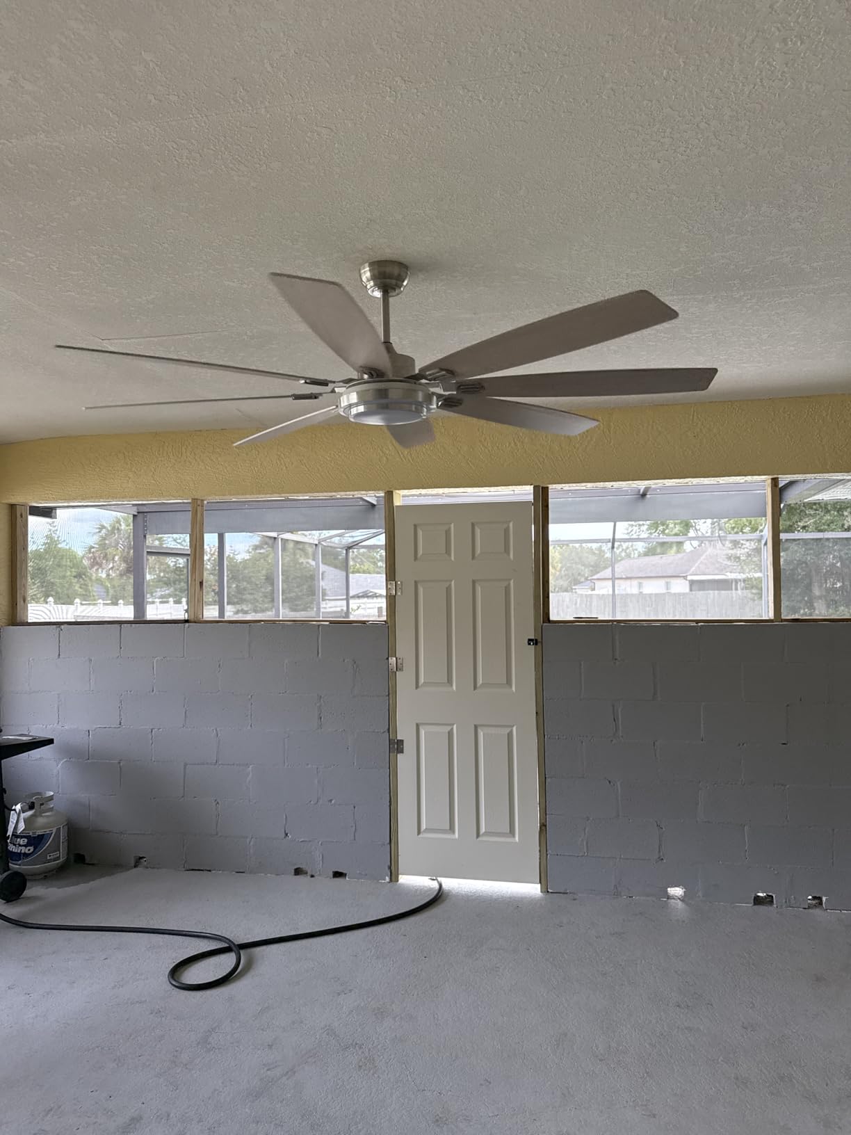 56inch Black Ceiling Fans with Lights and Remote/App Control, Dimmable LED, Reversible DC Motor, Noiseless, 6 Double-Side blades, 6 Speeds Low Profile Ceiling Fan for Indoor/Outdoor Use Customer Review 56inch Black Ceiling Fans with Lights and Remote/App Control, Dimmable LED, Reversible DC Motor, Noiseless, 6 Double-Side blades, 6 Speeds Low Profile Ceiling Fan for Indoor/Outdoor Use - Customer Photo 1