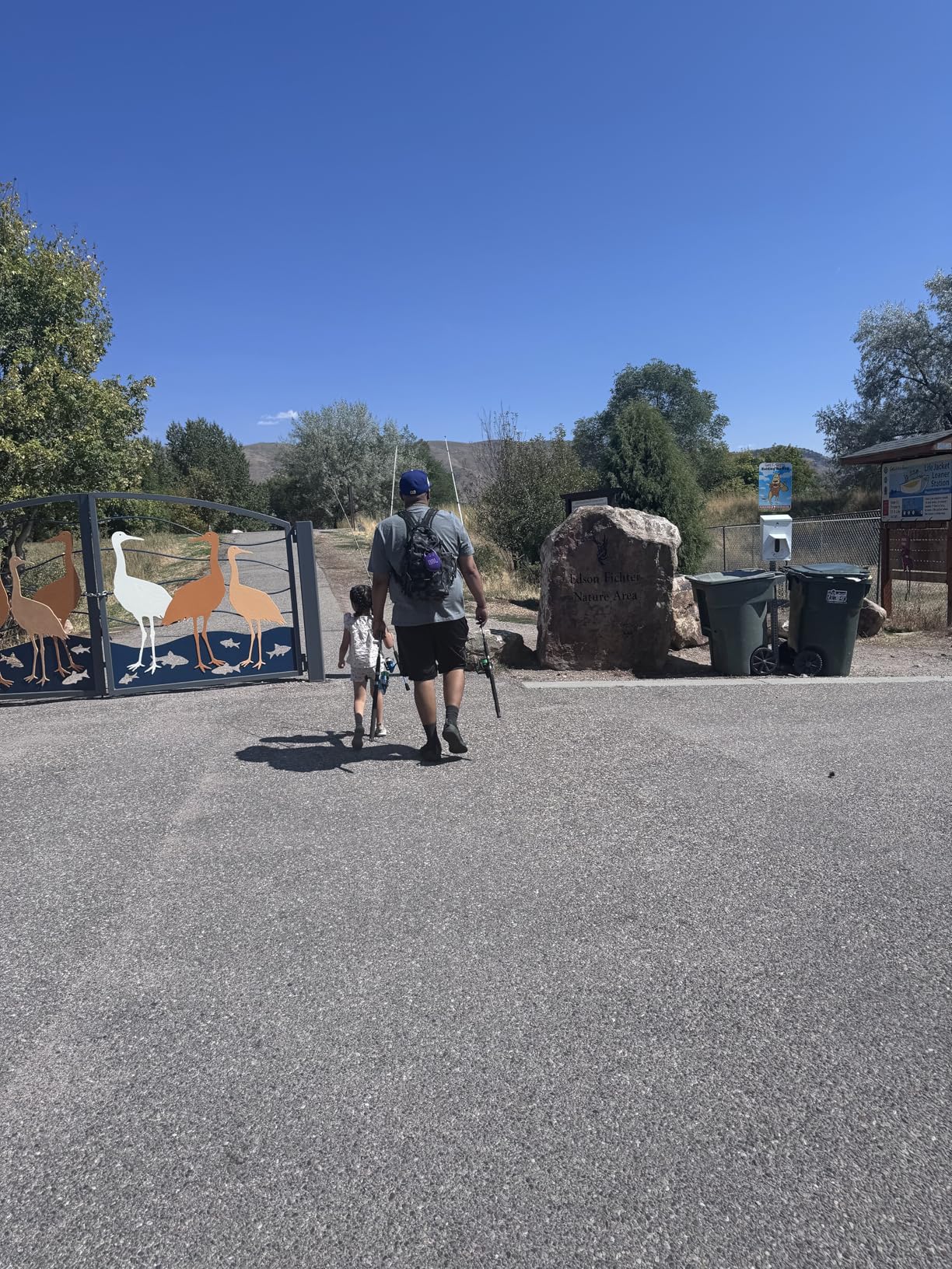 PLUSINNO Fishing Backpack with Tackle Boxes, Waterproof Fishing Sling Tackle Bag For Fishing Gear With Rod Holder, Fishing Gifts for Men With Fishing lures, Fishing pliers, Fish Lip Gripper. - Customer Photo 1