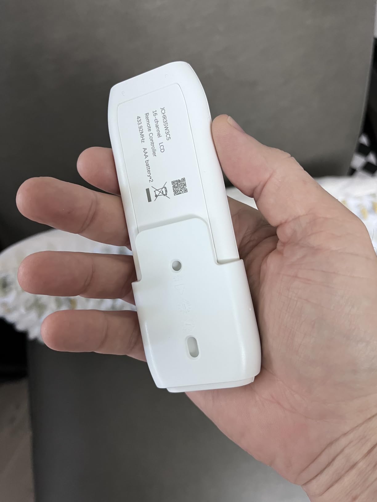 Motorized Blinds with Remote, 100% Blackout Smart Blinds, Automatic Shades for Windows, Electric Window Coverings, Compatible with Alexa Google and Homekit (Light Chaser-Perla Bianca BO) - Customer Photo 3