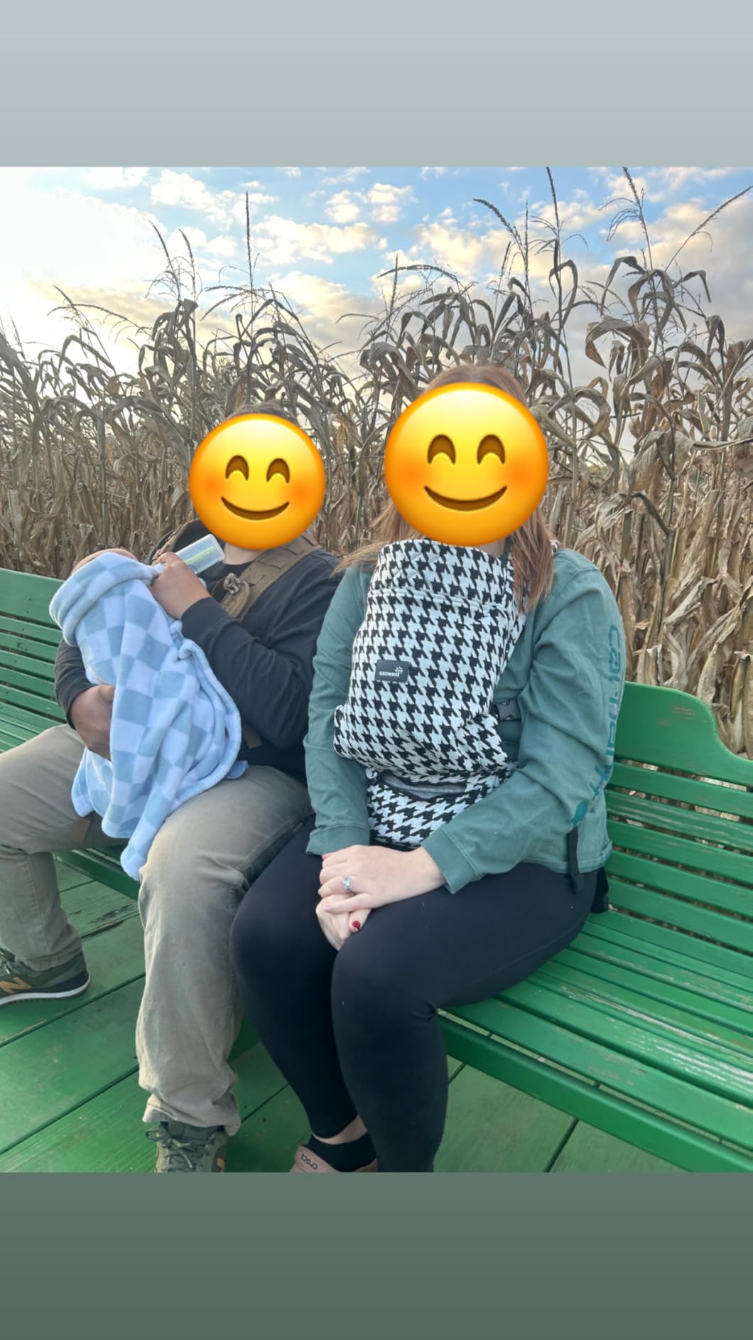 GROWNSY Baby Carrier Newborns to Toddlers, Ergonomic Baby Toddler Carrier Slings Wraps with Head Support, Easy to Wear,Infant Carrier Baby Gift,Travel and Hiking Friendly, for Babies 7 to 44 lb(Black) - Customer Photo 2