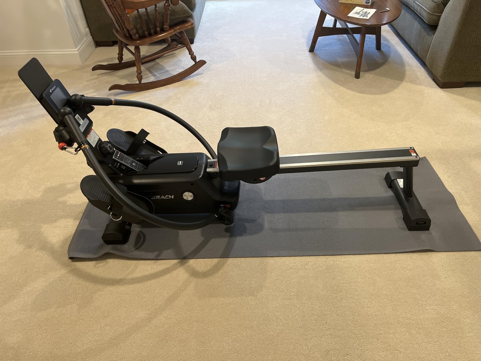 MERACH Sculls Rowing Machines for Home, Magnetic Rowing Machine with 16-Level, Simulate Real Row, Ultra-Quiet Rower, MERACH App and 1000+ Champion Coaching Course & Games - Customer Photo 2