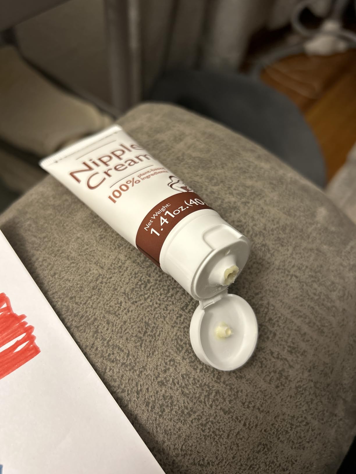 Momcozy Wearable Breast Pump, Hands Free Upgraded Mobile Flow | M9, App Discreet Control with Personalized Multi-Modes & 15 Levels, Wearable Breast Pump 24mm, 2 Pack Cozy Red - Customer Photo 1