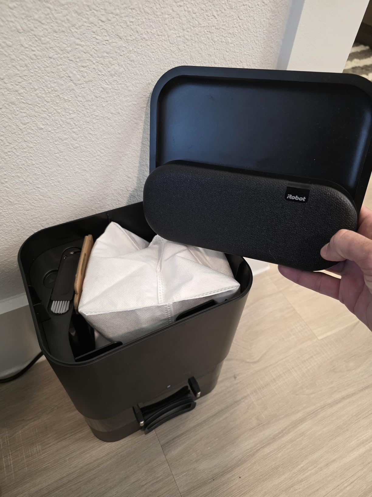 iRobot Roomba 105 Combo Robot Vacuum & Mop with AutoEmpty Dock - Self-Empties for 75 Days, Intense Power-Lifting Suction, LiDAR Navigation, Multiple Cleaning Modes, Avoids Mopping Carpet - Customer Photo 1