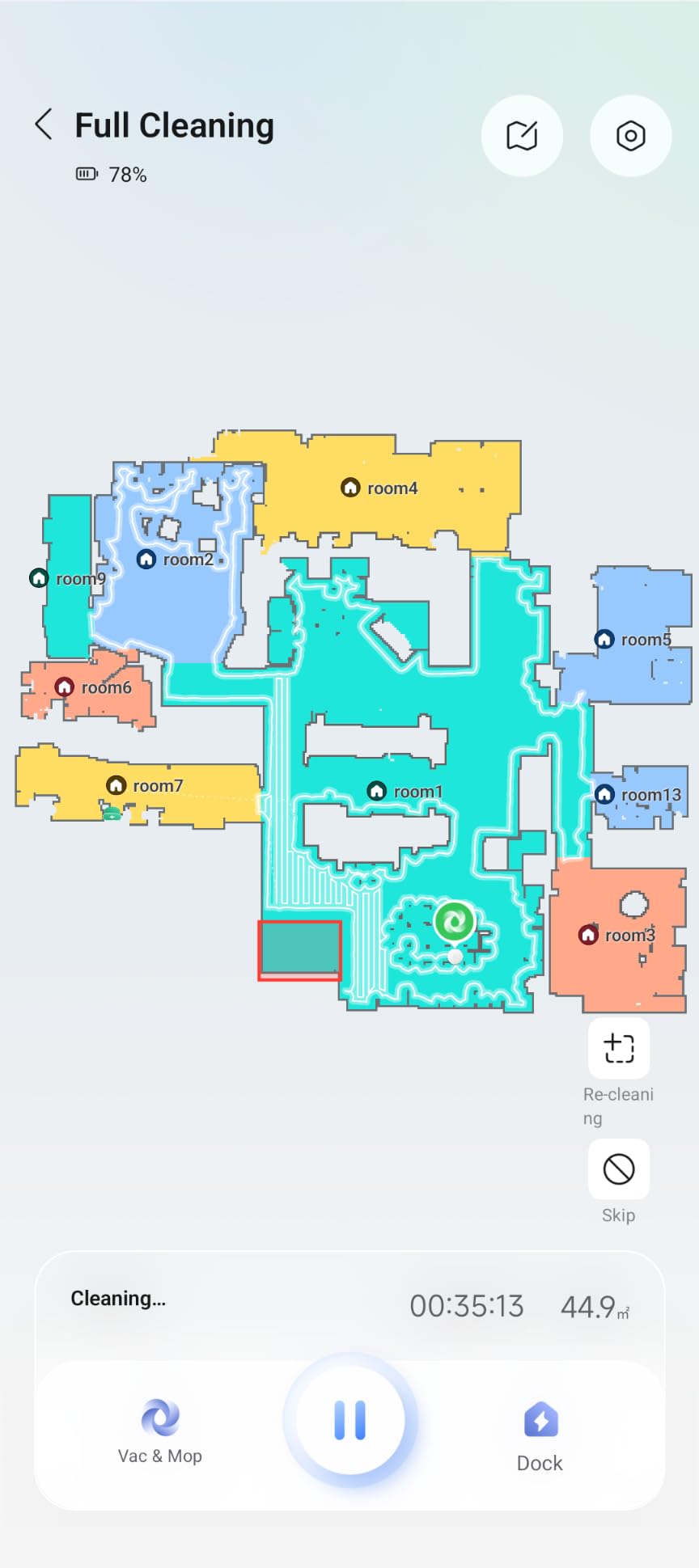 roborock Q7 M5+ Robot Vacuum and Mop, Upgraded from Q5 Max+, Up to 7-9 Weeks Self-Empty, 10000Pa Suction, Dual Anti-Tangle System for Pet Hair & Carpet, PreciSense LiDAR Navigation, App Control, Black - Customer Photo 1