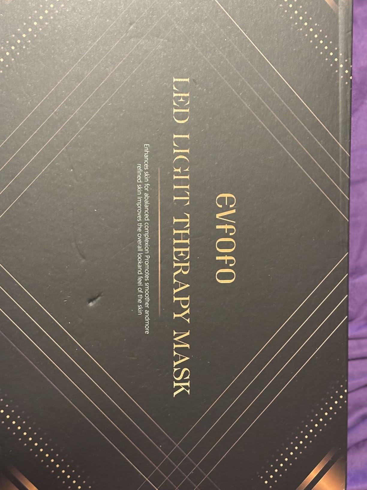 Led Face Mask Light Therapy, Red Light Therapy for Face, 7-1 Colors LED Facial Skin Care Mask, Black - Customer Photo 1