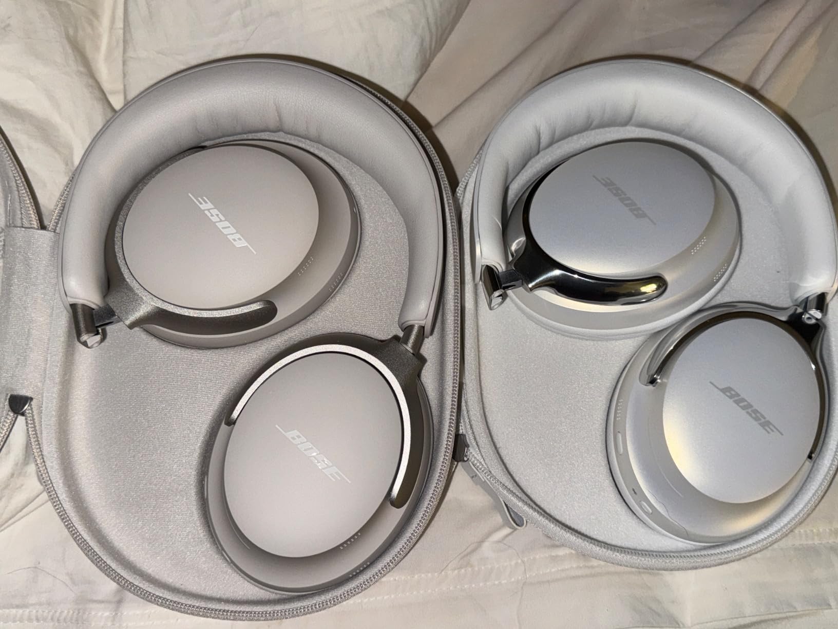 Bose QuietComfort Ultra Bluetooth Headphones, Wireless Headphones with Spatial Audio, Over Ear Noise Cancelling with Mic, Up to 24 Hours of Playtime, Deep Plum - Limited Edition Color - Customer Photo 2