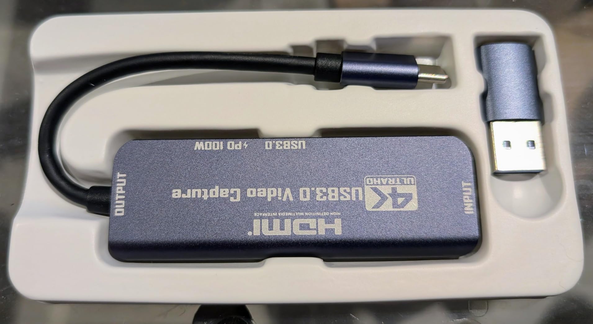 USB3.0 Video Capture Card with PD 100W and USB3.0 Expander Port, avedio links HDMI to USB-A/C Capture Card 1080P 60FPS for Streaming, Game Recording, Compatible with Nintendo Switch, Quest 3, PS5, PS4 - Customer Photo 3