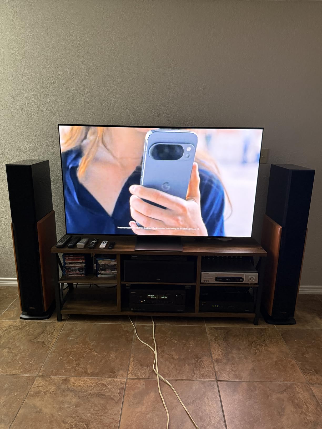 SAMSUNG 65-Inch Class OLED S90F 4K Smart TV (2025 Model) NQ4 AI Gen3 Processor, 4K AI Upscaling Pro, OLED HDR +, Motion Xcelerator 144Hz, Samsung Vision AI, Alexa Built-in - Customer Photo 2