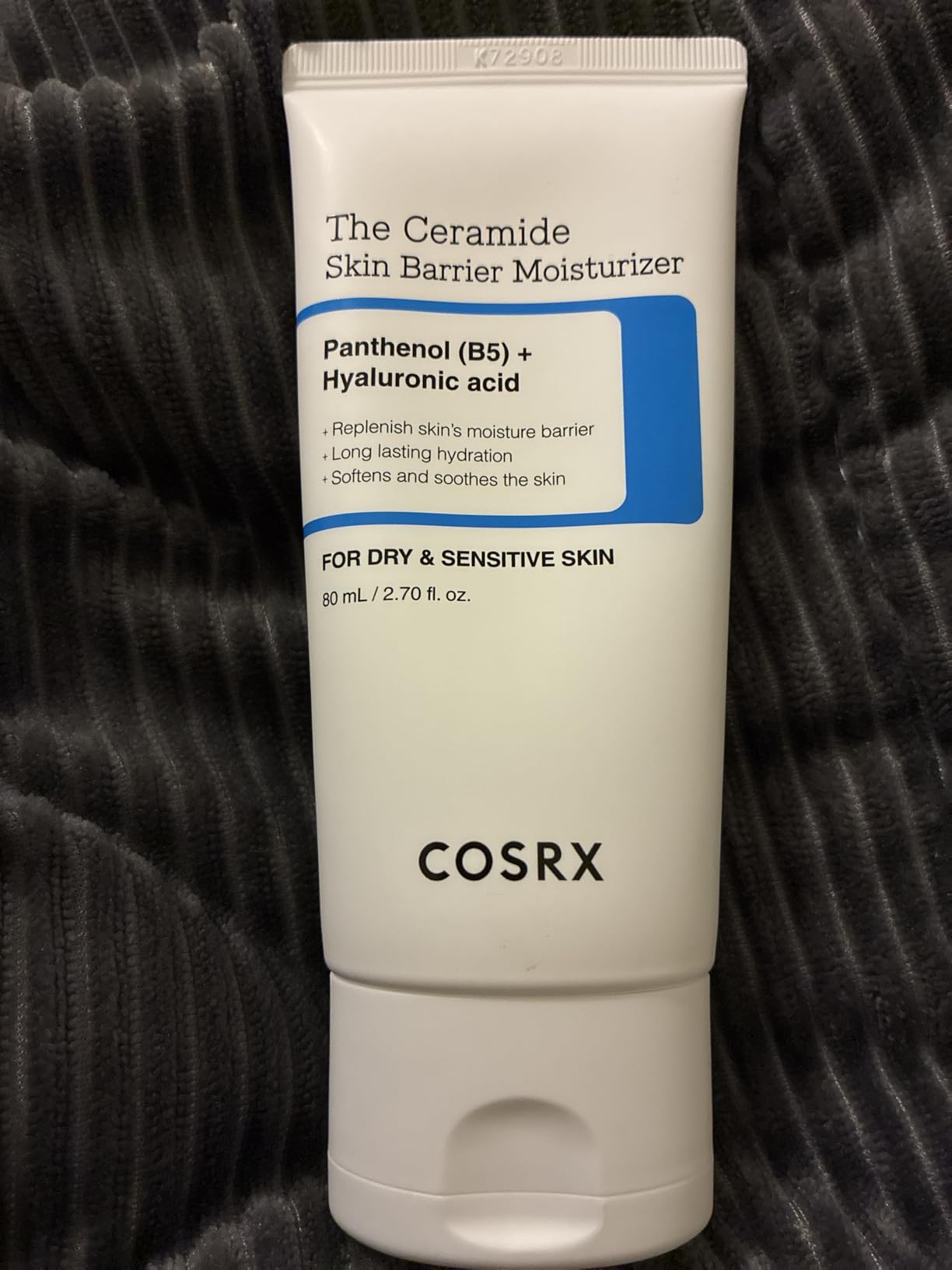 COSRX Ceramide Skin Barrier Moisturizer for Face with 7 Ceramides, Hyaluronic Acid & Panthenol for All Skin Types, 2.7 fl.oz, Korean Skin Care, Stocking stuffers for women - Customer Photo 1