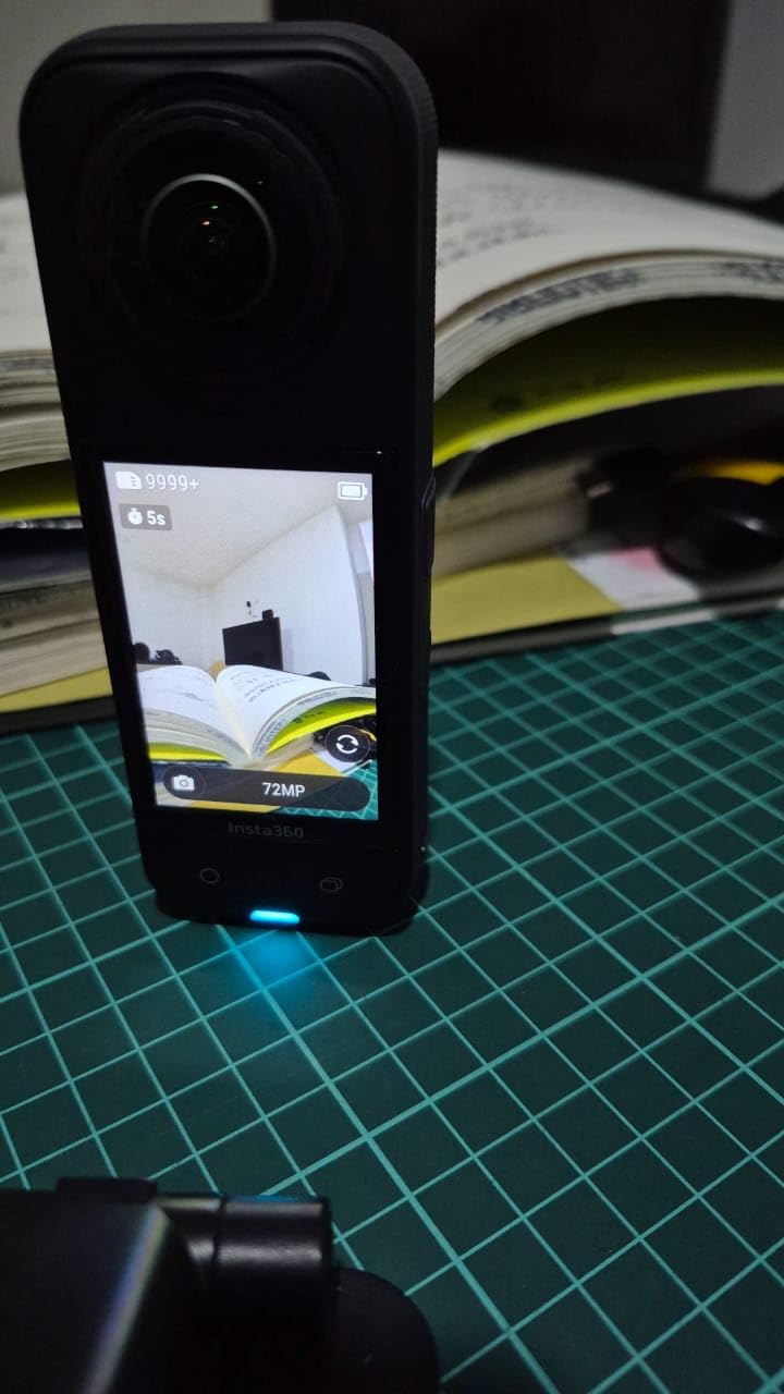 Insta360 X5 - Waterproof 8K 360° Action Camera, Leading Low Light, Invisible Selfie Stick Effect, Rugged and Replaceable Lens, 3-Hour Battery, Built-in Wind Guard, Stabilization, Triple AI Chip Design - Customer Photo 1