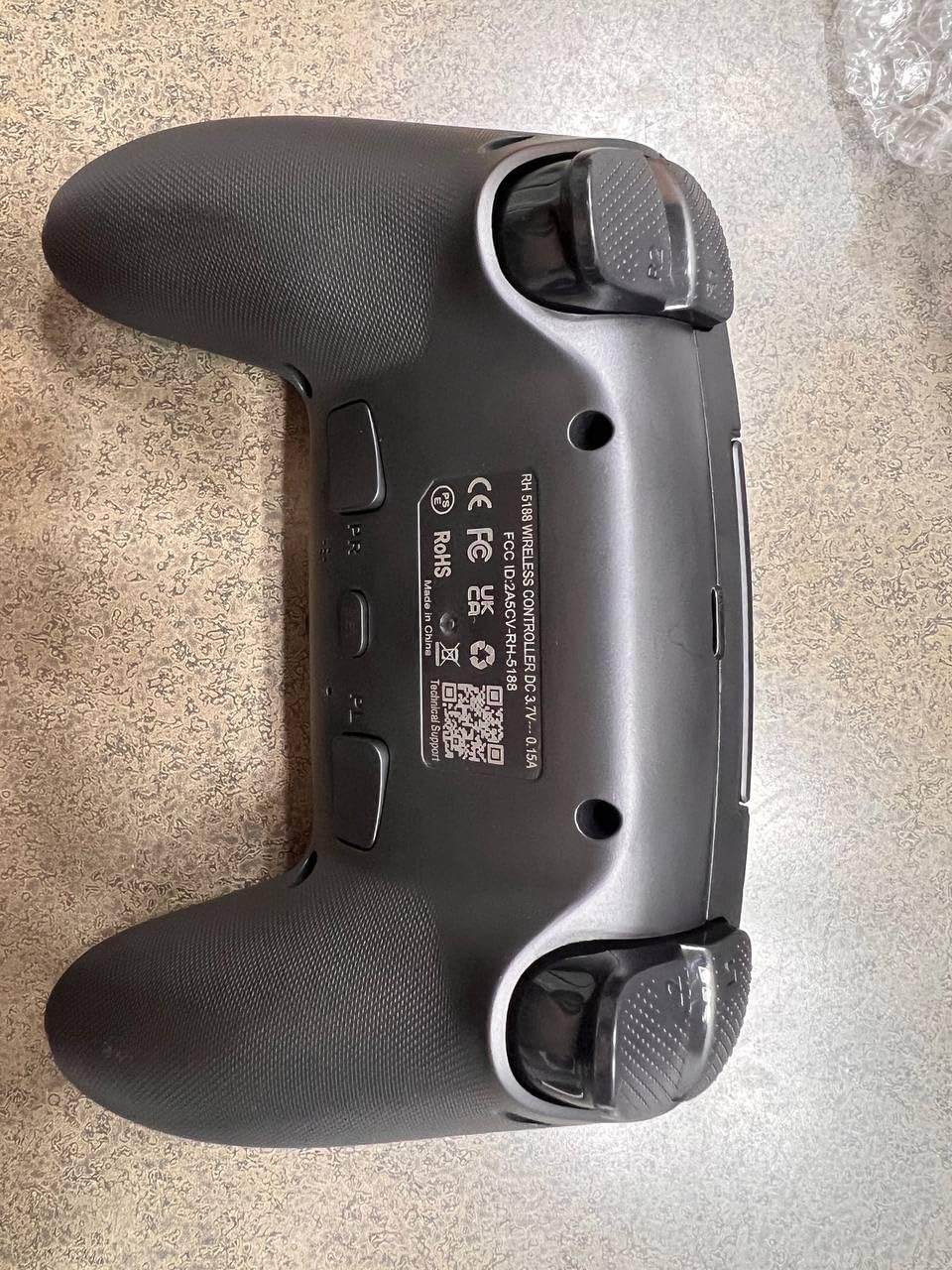 Gamrombo LED Wireless Controller for PS5, Compatible with PS5 Pro/Slim/PC, Dual Vibration, Macro/Turbo Function, 3.5mm Audio Jack, 6-Axis Motion Control Gamepad with Speaker - Customer Photo 1