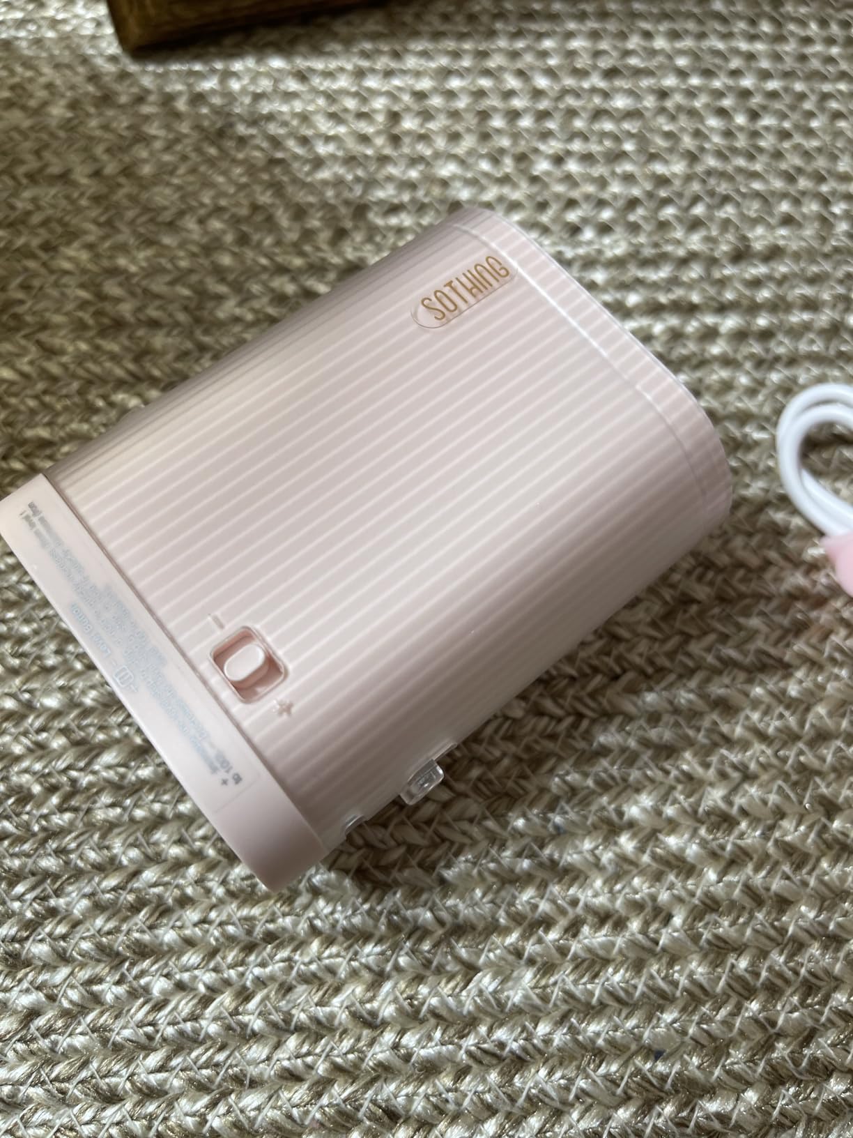 SOTHING 4-in-1 Portable Neck Fan, Hands-Free Wearable Fan with 100-Speed 16000RPM Strong Airflow, Rechargeable Mini Body Fan, Personal Handheld Fan for Travel, Camping, Office, Outdoor (Pink) - Customer Photo 3