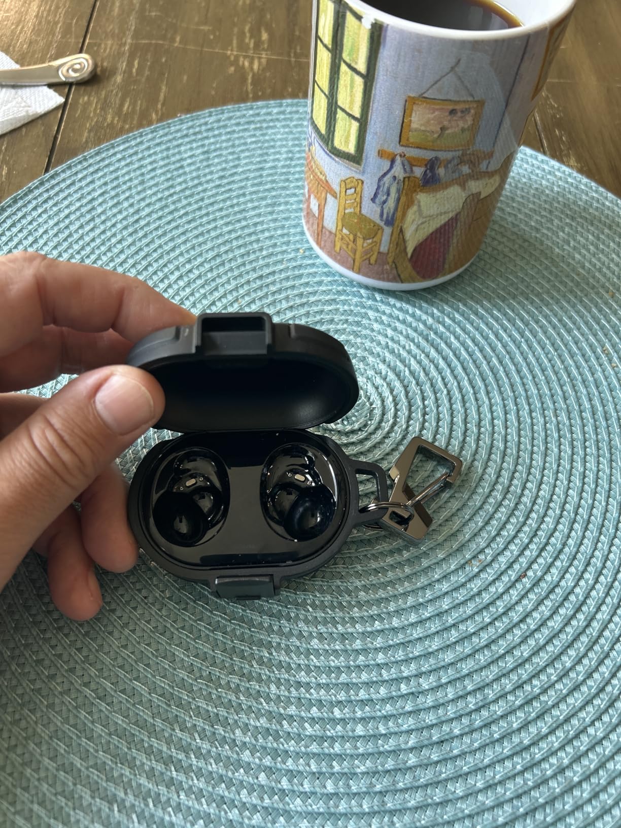 Bose QuietComfort Earbuds - True Wireless Bluetooth Earbuds with Active Noise Cancellation and Mic, USB-C Charging, IPX4 Rating, Up to 8.5 Hours of Playtime, Twilight Blue - Limited Edition Color - Customer Photo 1