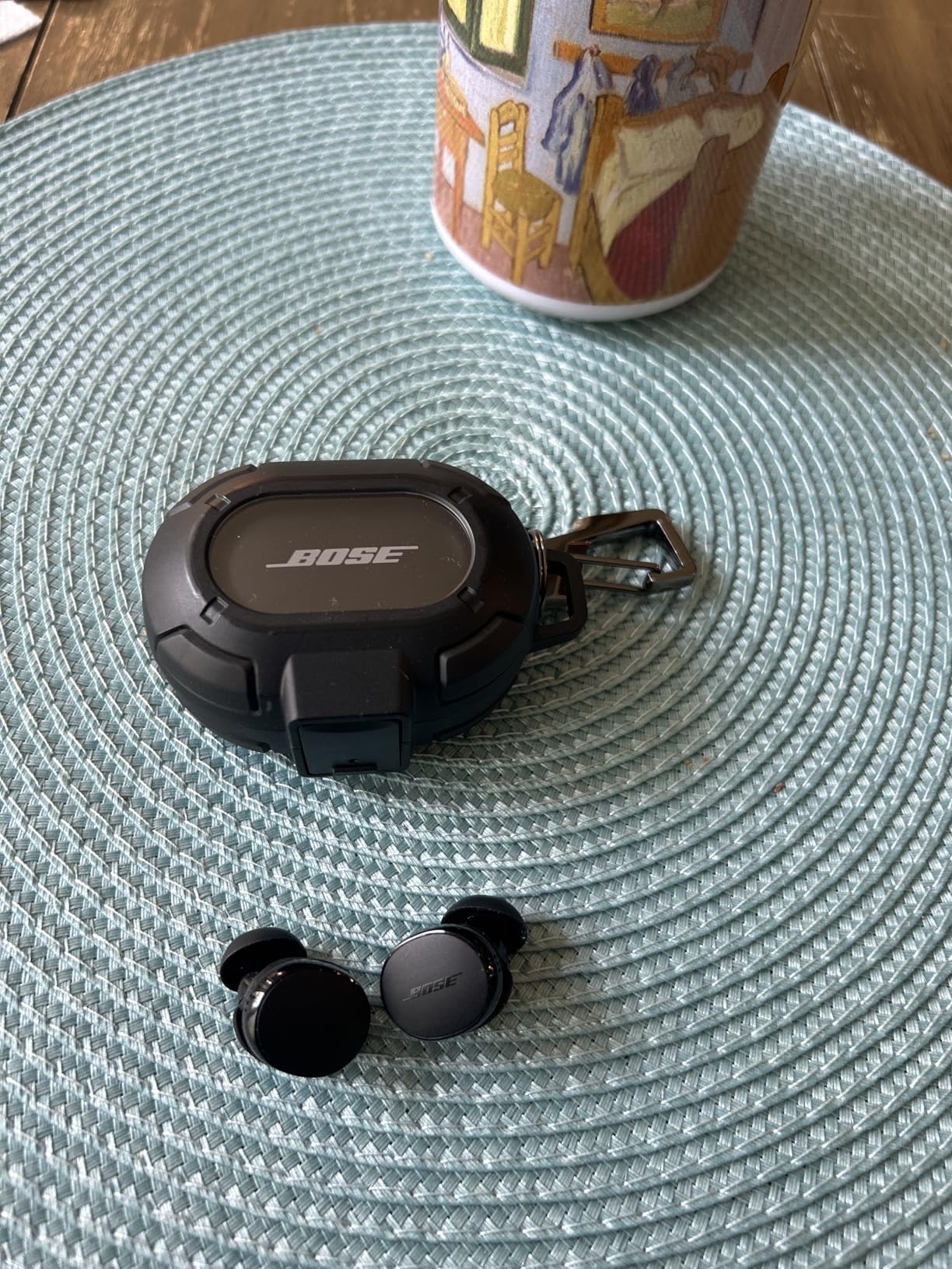 Bose QuietComfort Earbuds - True Wireless Bluetooth Earbuds with Active Noise Cancellation and Mic, USB-C Charging, IPX4 Rating, Up to 8.5 Hours of Playtime, Twilight Blue - Limited Edition Color - Customer Photo 2
