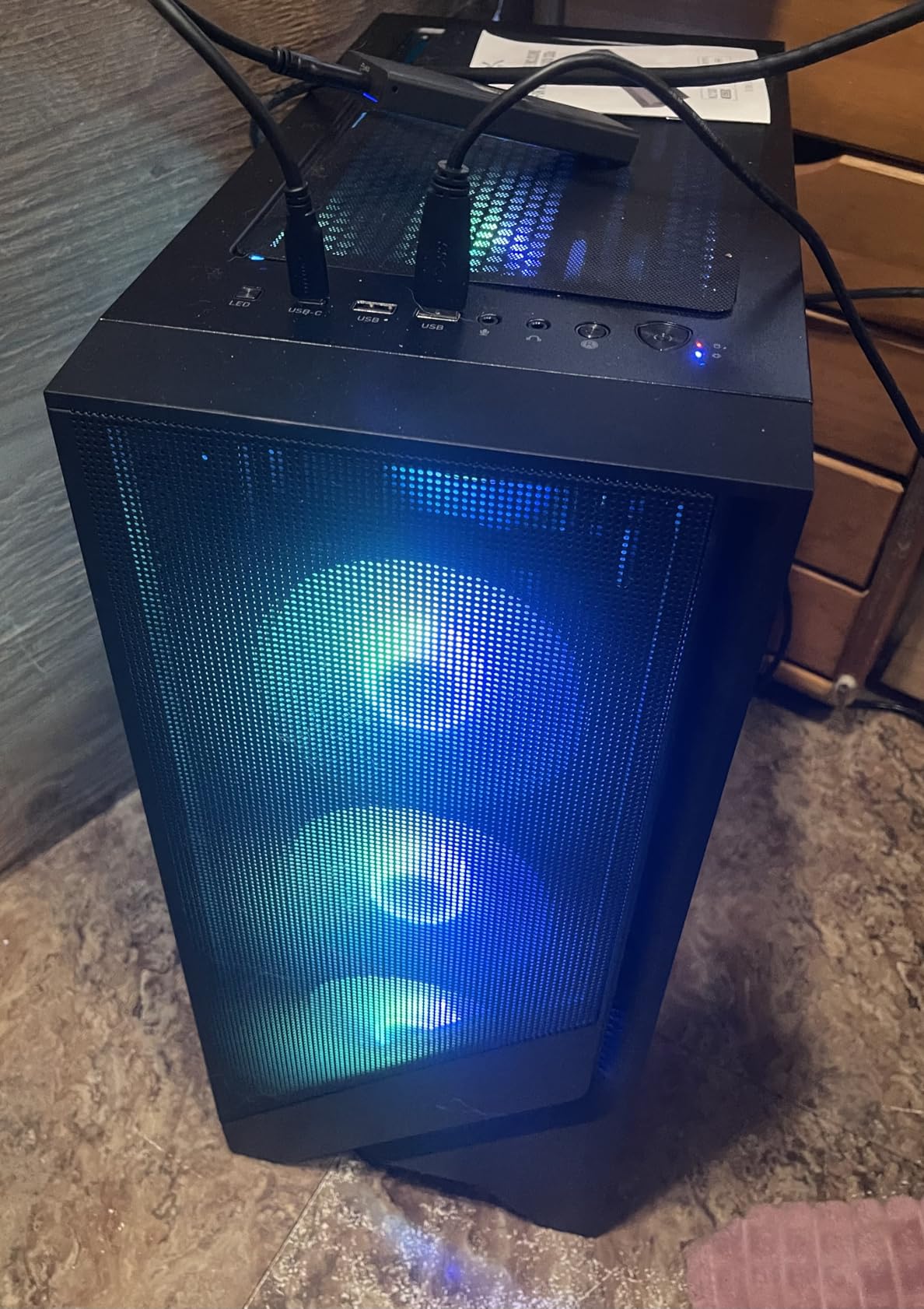 MSI Codex Z2 Gaming Desktop: AMD R7-8700F, GeForce RTX 5070, 32GB DDR5, 2TB m.2 NVMe SSD, USB Type-C, VR-Ready, Windows 11 Home : A8NVP-436US - Customer Photo 2