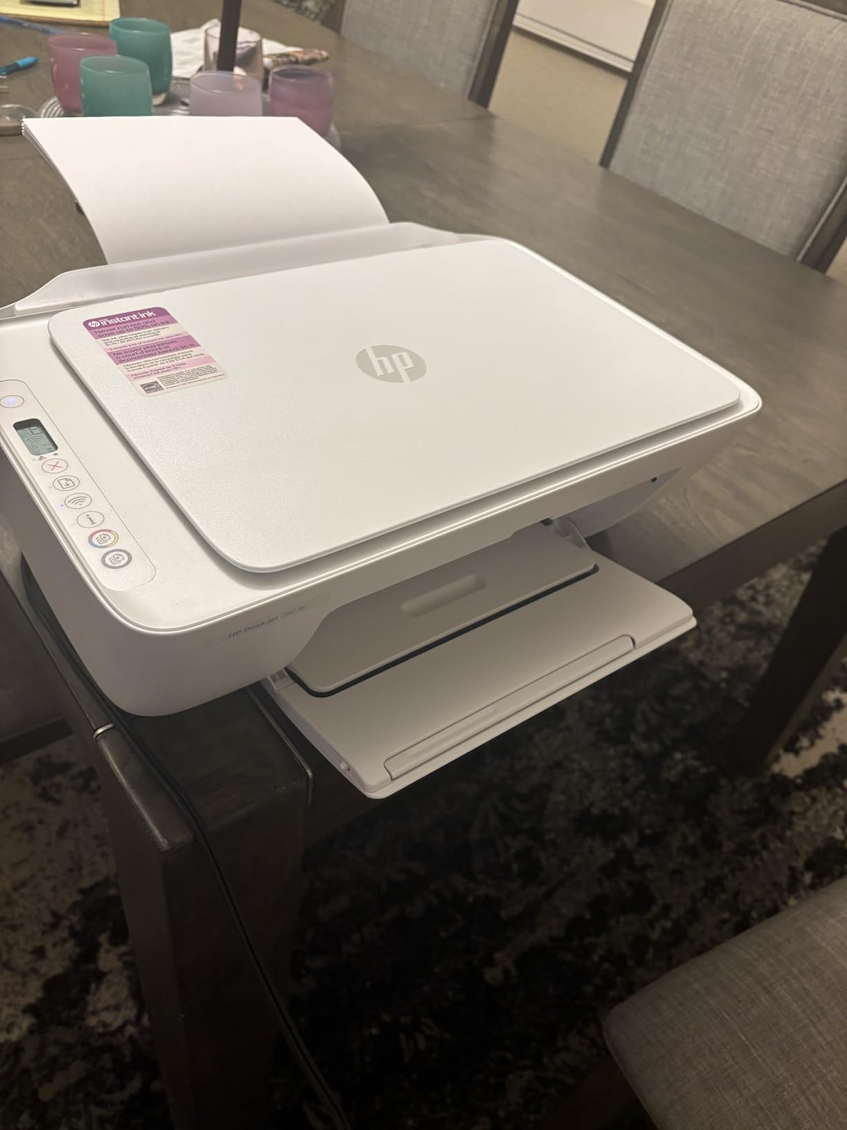 HP DeskJet 2827e Wireless All-in-One Color Inkjet Printer, Scanner, Copier, Best-for-Home, 3 Month Instant Ink Trial Included, AI-Enabled (6W7F5A) - Customer Photo 2