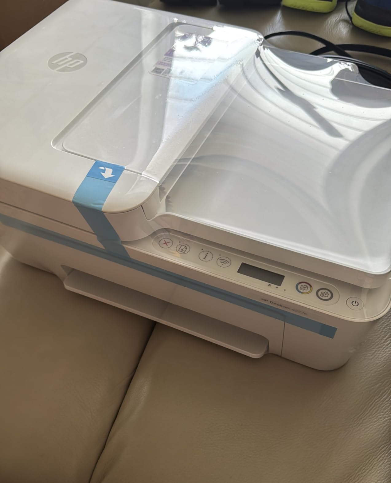 HP DeskJet 4227e Wireless All-in-One Color Inkjet Printer, Scanner, Copier, Best-for-Home, 3 Month Instant Ink Trial Included, AI-Enabled (6W7F0A) - Customer Photo 1