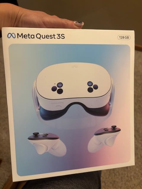 Meta Quest 3S 128GB | VR Headset — Thirty-Three Percent More Memory — 2X Graphical Processing Power — Virtual Reality Without Wires — Exclusive Gorilla Tag Bundle and Instant Access to 40+ Games - Customer Photo 1