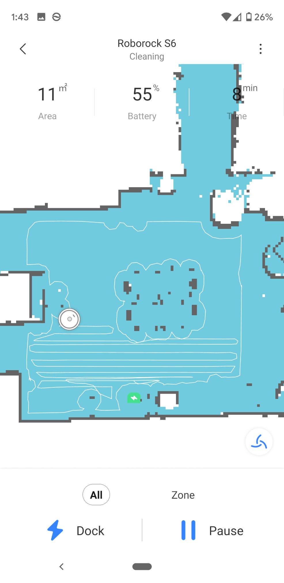 roborock Q7 L5 Robot Vacuum and Mop Combo, 8,000Pa Suction, Upgraded from Q5 Pro, Dual Anti-Tangle System, LiDAR Navigation, Multi-Level Mapping, Self-Charging Robotic Vacuum Cleaner, Black - Customer Photo 1