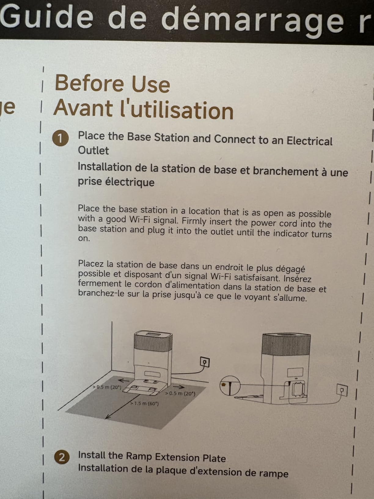 dreame D20 Plus Robot Vacuum and Mop, 13,000Pa Suction, Self-Emptying with 5L Dust Bag, DuoBrush for Pet Hair, LDS Mapping, App & Voice Control, Ideal for Hard Floors & Carpets (Black) - Customer Photo 5
