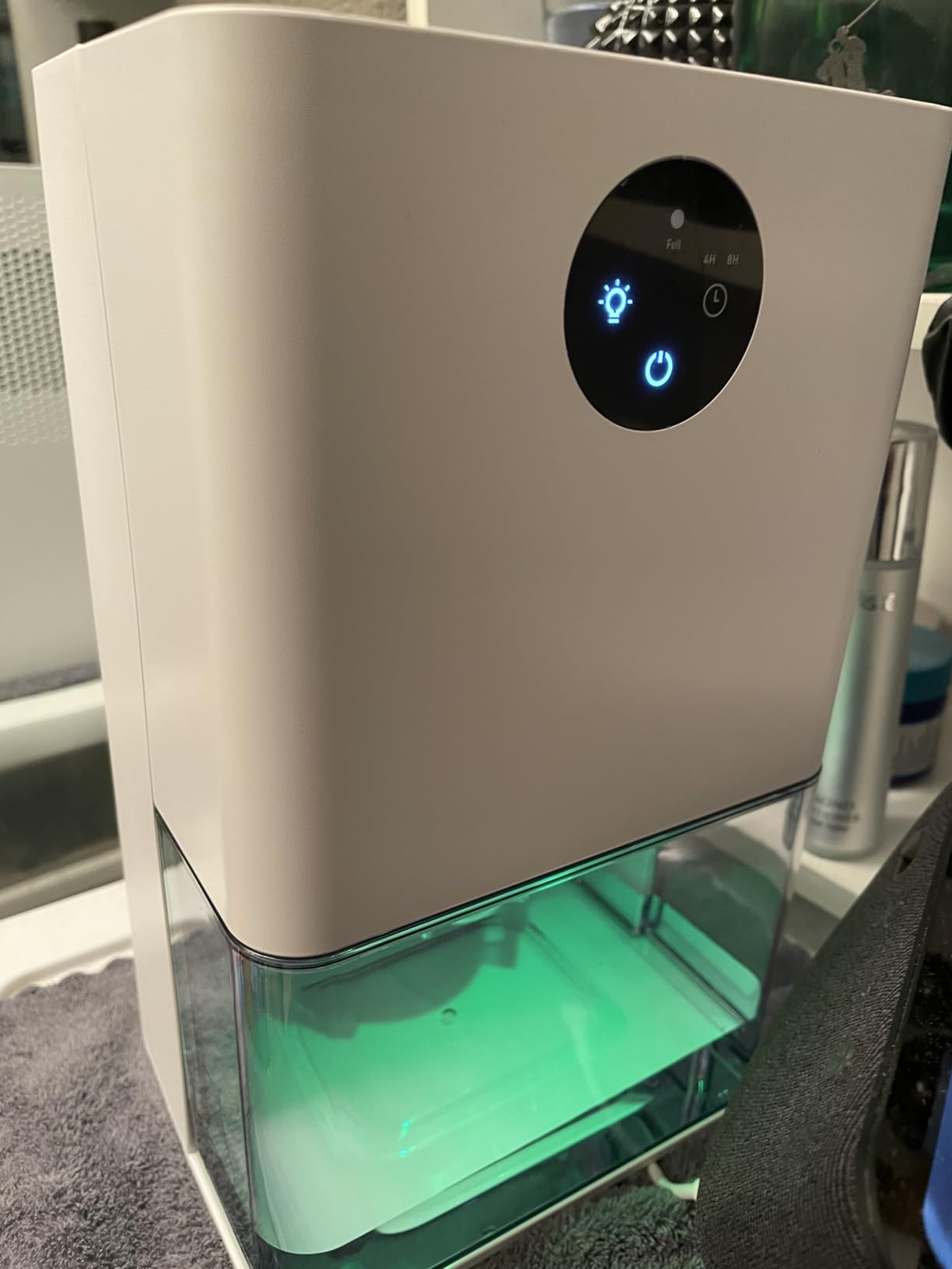 Dehumidifier, 50 OZ Small Dehumidifiers for Room for Home, Quiet with Auto Shut Off, Dehumidifiers for Bedroom (300 sq. ft), Bathroom, RV, Closet - Customer Photo 2