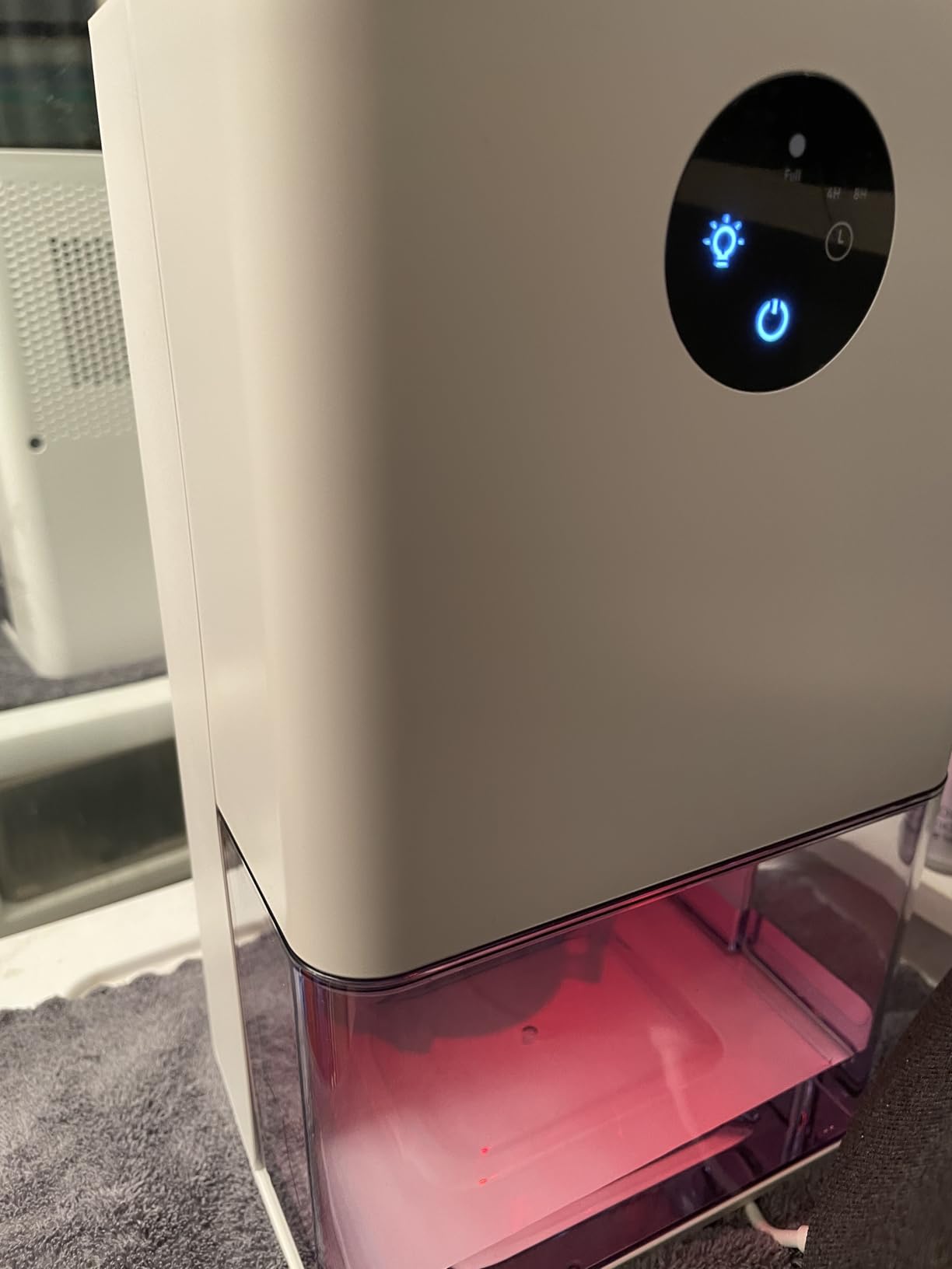 Dehumidifier, 50 OZ Small Dehumidifiers for Room for Home, Quiet with Auto Shut Off, Dehumidifiers for Bedroom (300 sq. ft), Bathroom, RV, Closet - Customer Photo 4