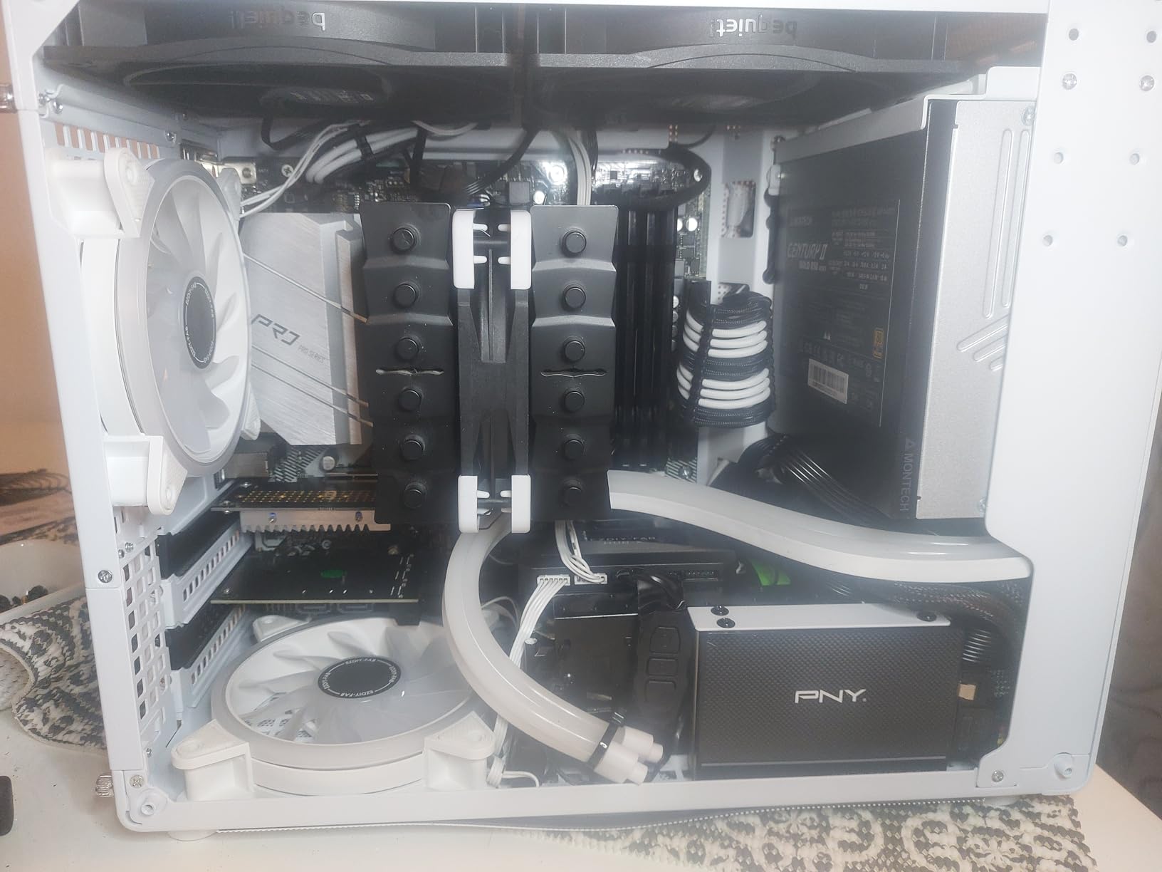 MONTECH Century II - 850W High-End ATX Gaming Power Supply - 80 Plus Gold & Cybenetics Platinum - Fully Modular - ATX 3.1 & PCIe 5.1 Ready with 12V-2x6 Cable - 10 Years Warranty - Customer Photo 2